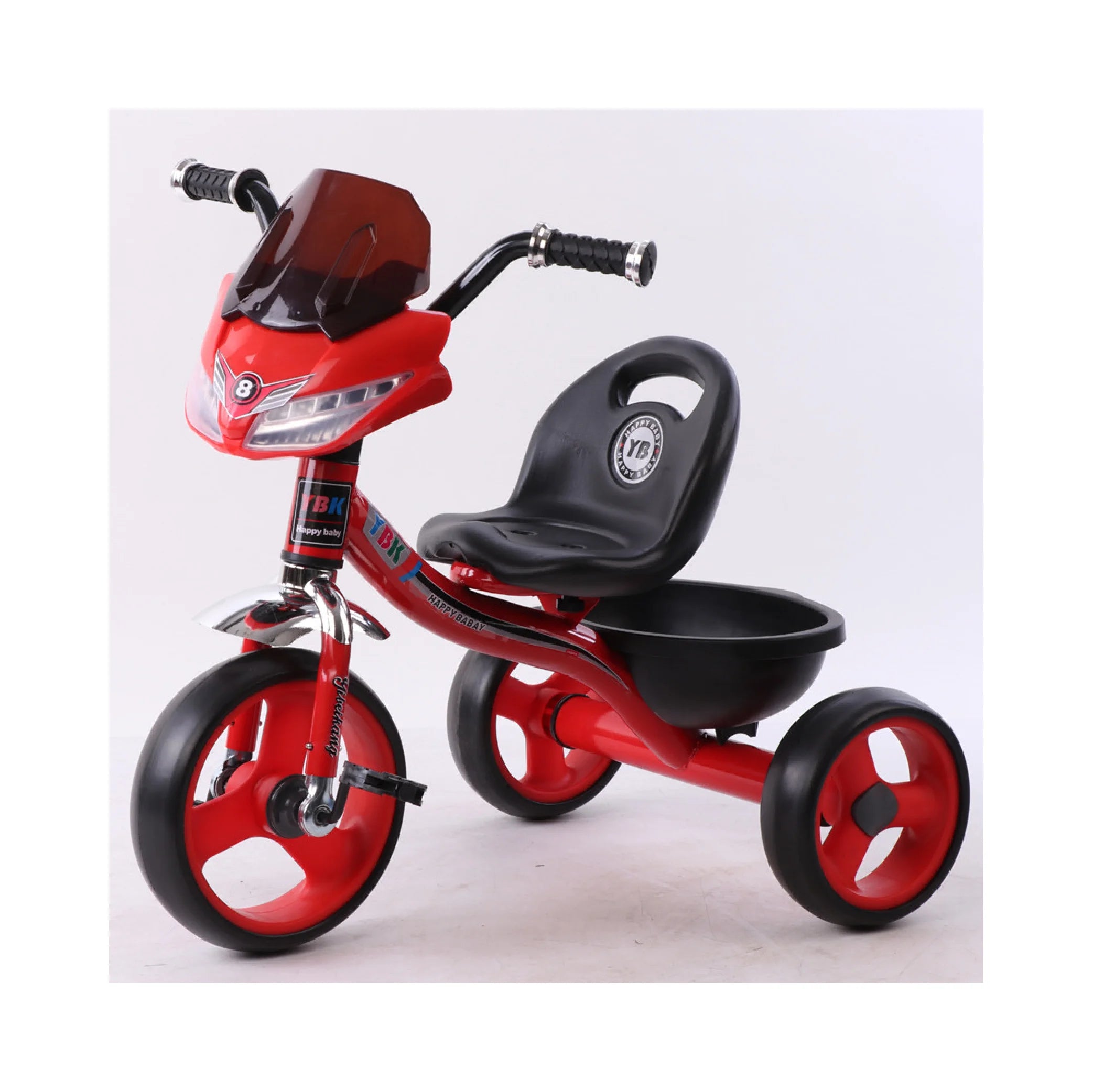 Kids Tricycle with Rubber Wheels: Durable and Stylish Fun!