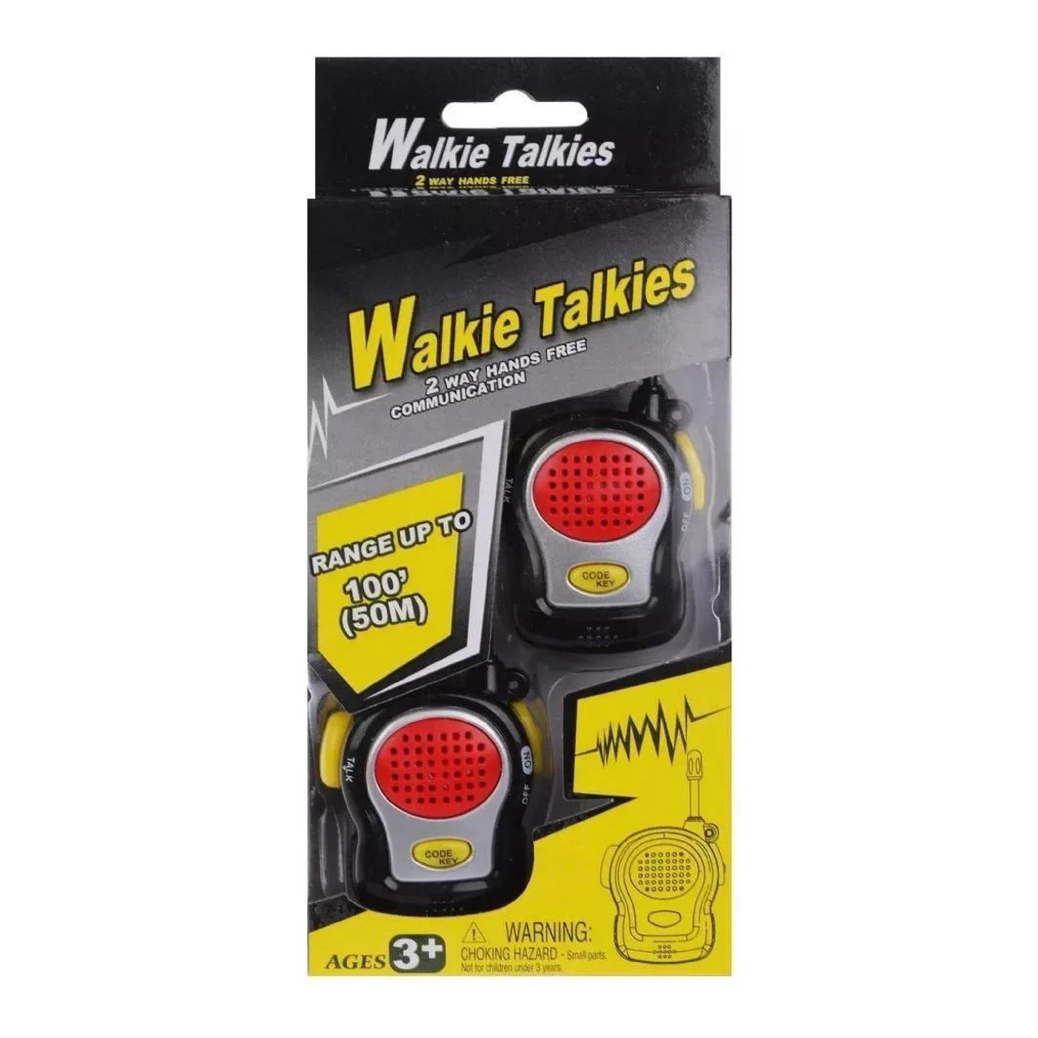 Kids Walkie Talkies - 2-Way Communication Toy with 50m Range