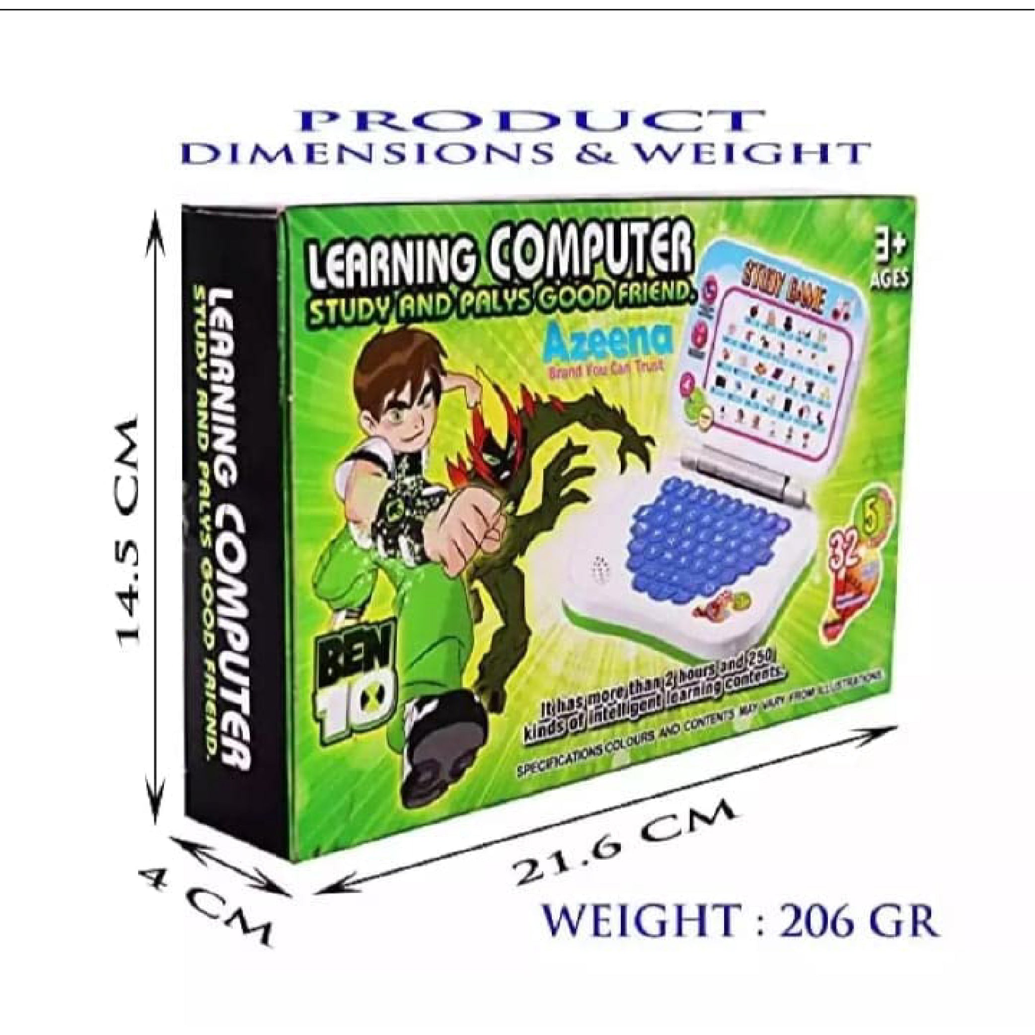 Ben 10 Kids Learning Laptop Computer