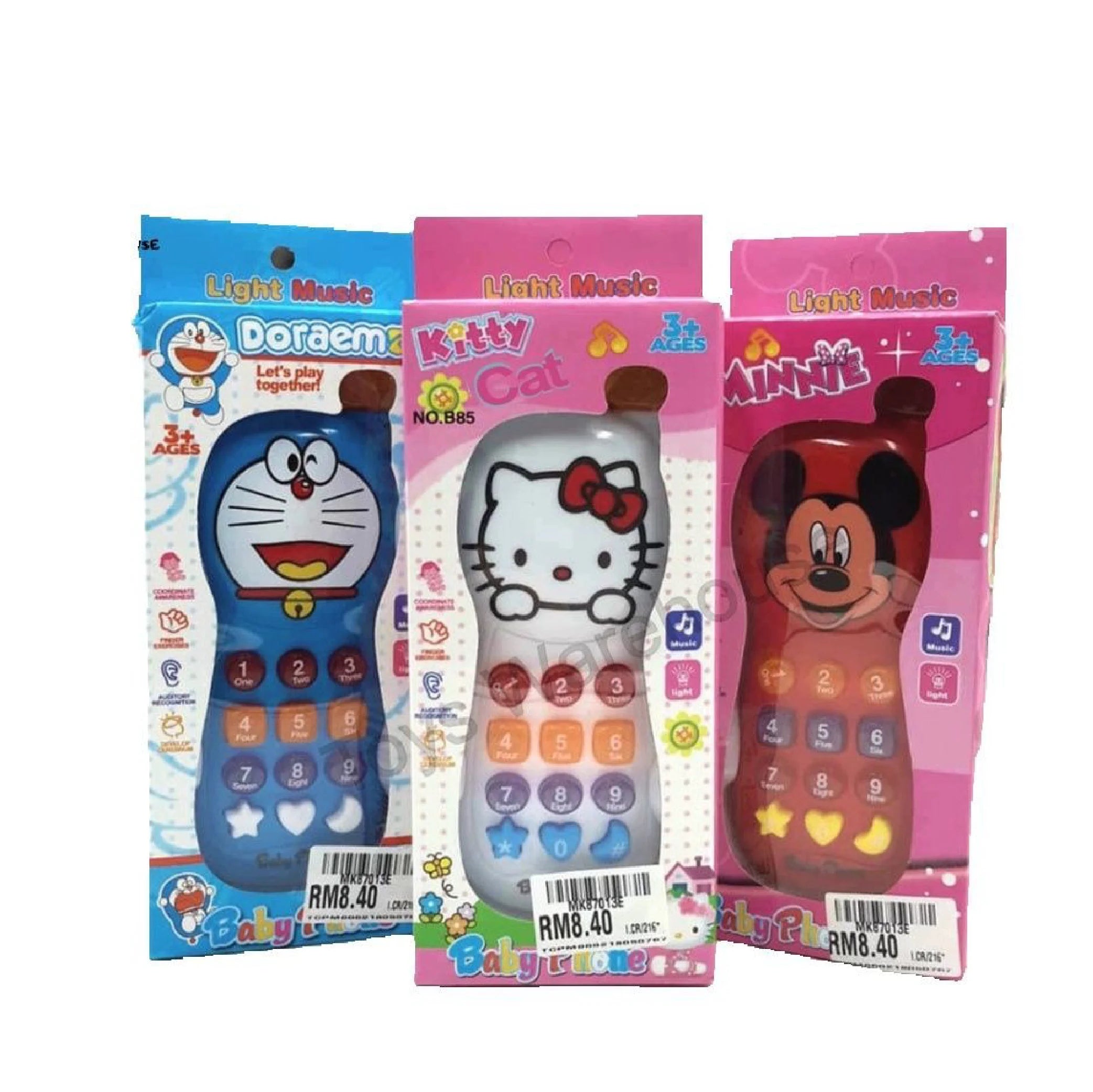 Musical Cartoon Characters Baby Phone Toy
