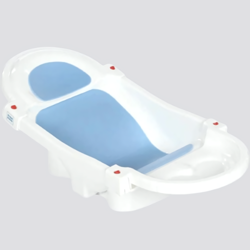 Adjustable Bubbles Baby Bath Tub - Portable, Folding, and Spacious