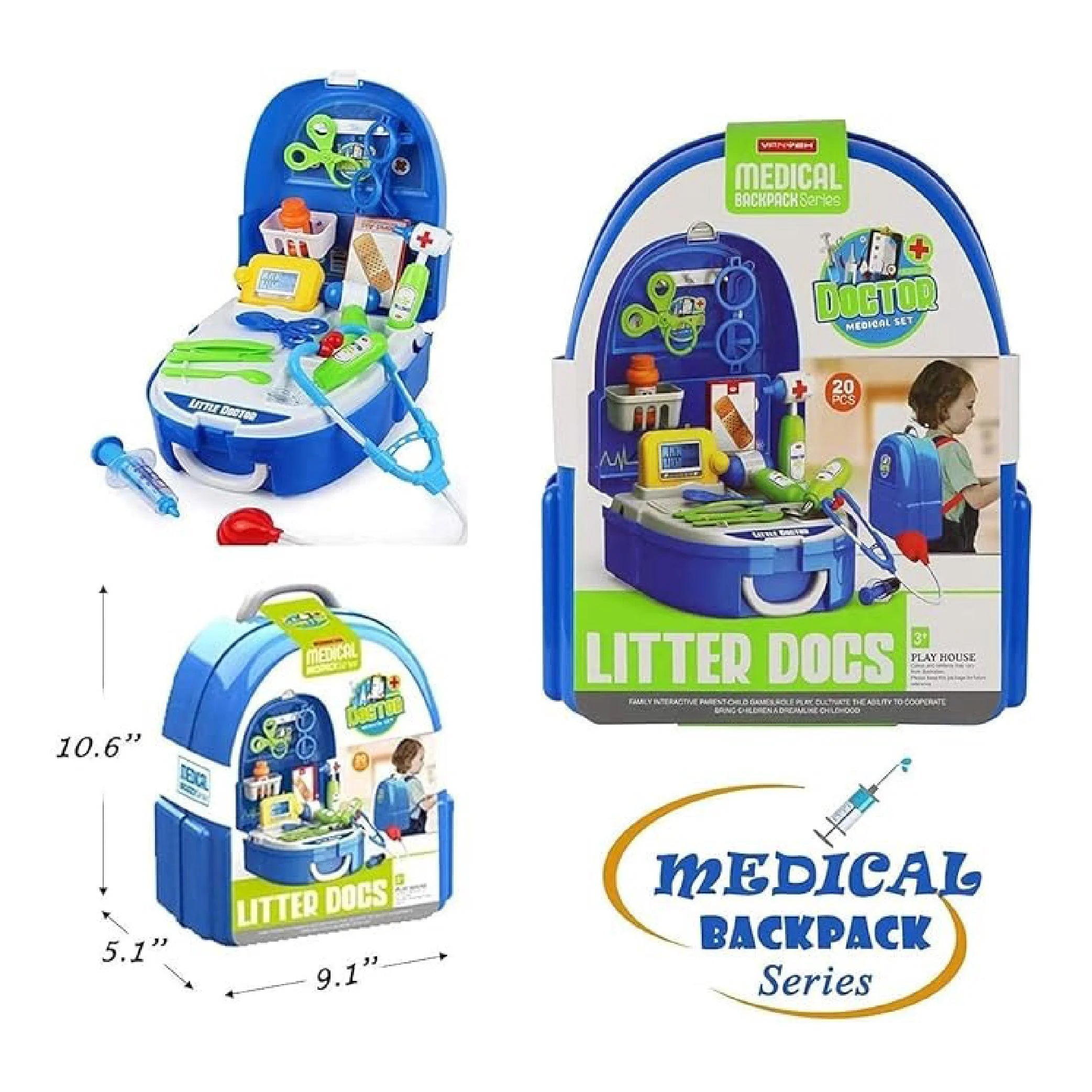 Little Doctor Medical Backpack for Kids