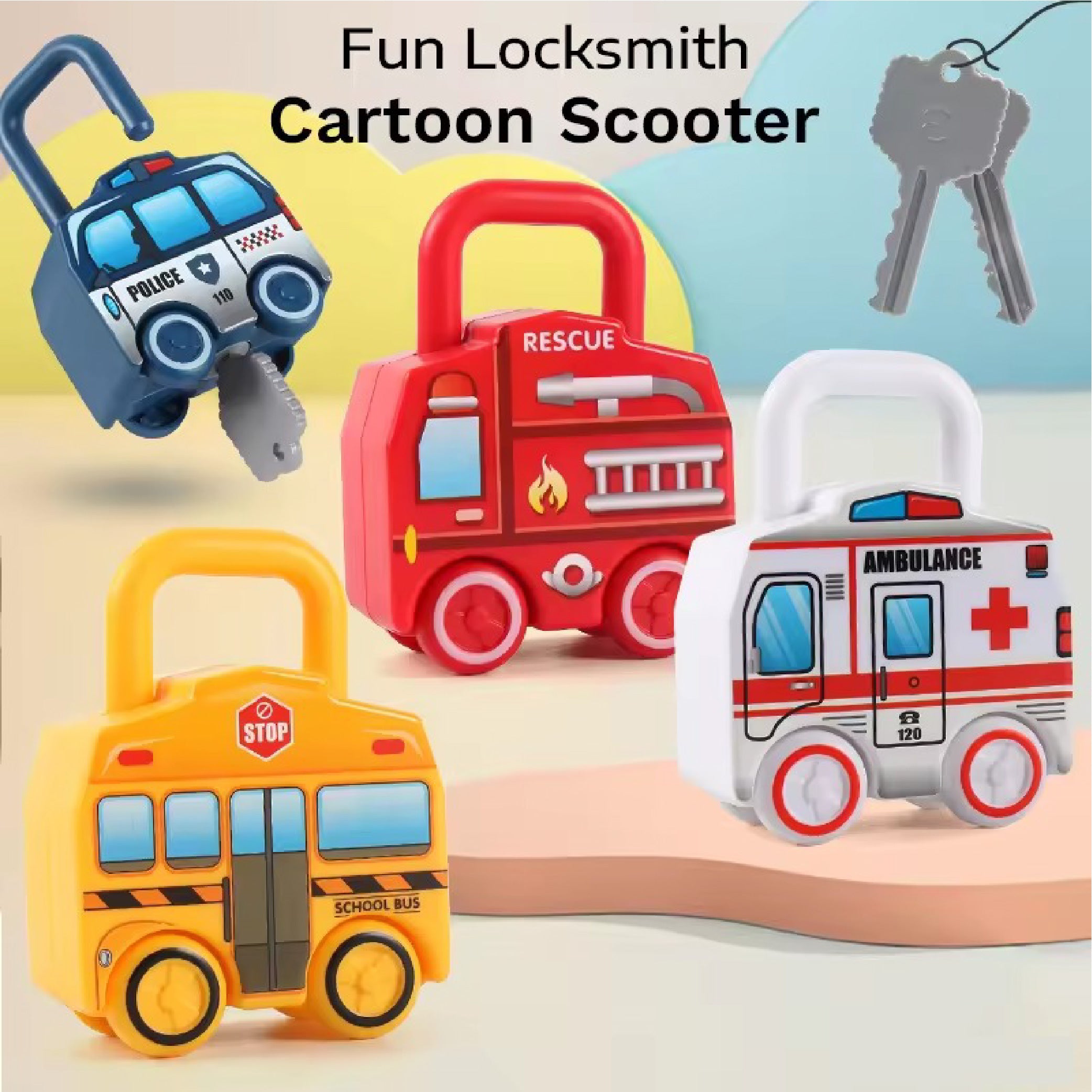 Lockpickers Matching Game - Educational Key & Lock Matching Toy