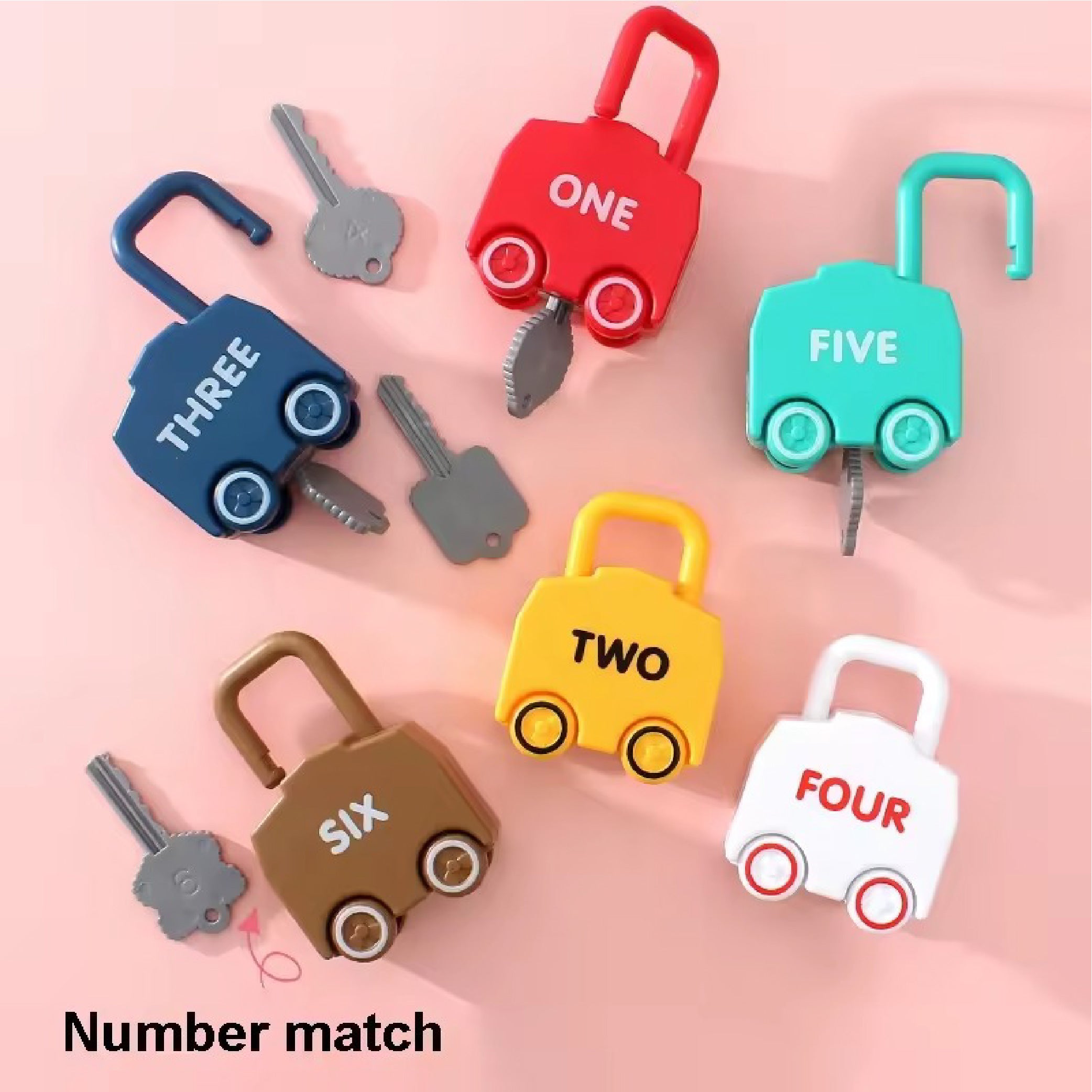 Lockpickers Matching Game - Educational Key & Lock Matching Toy