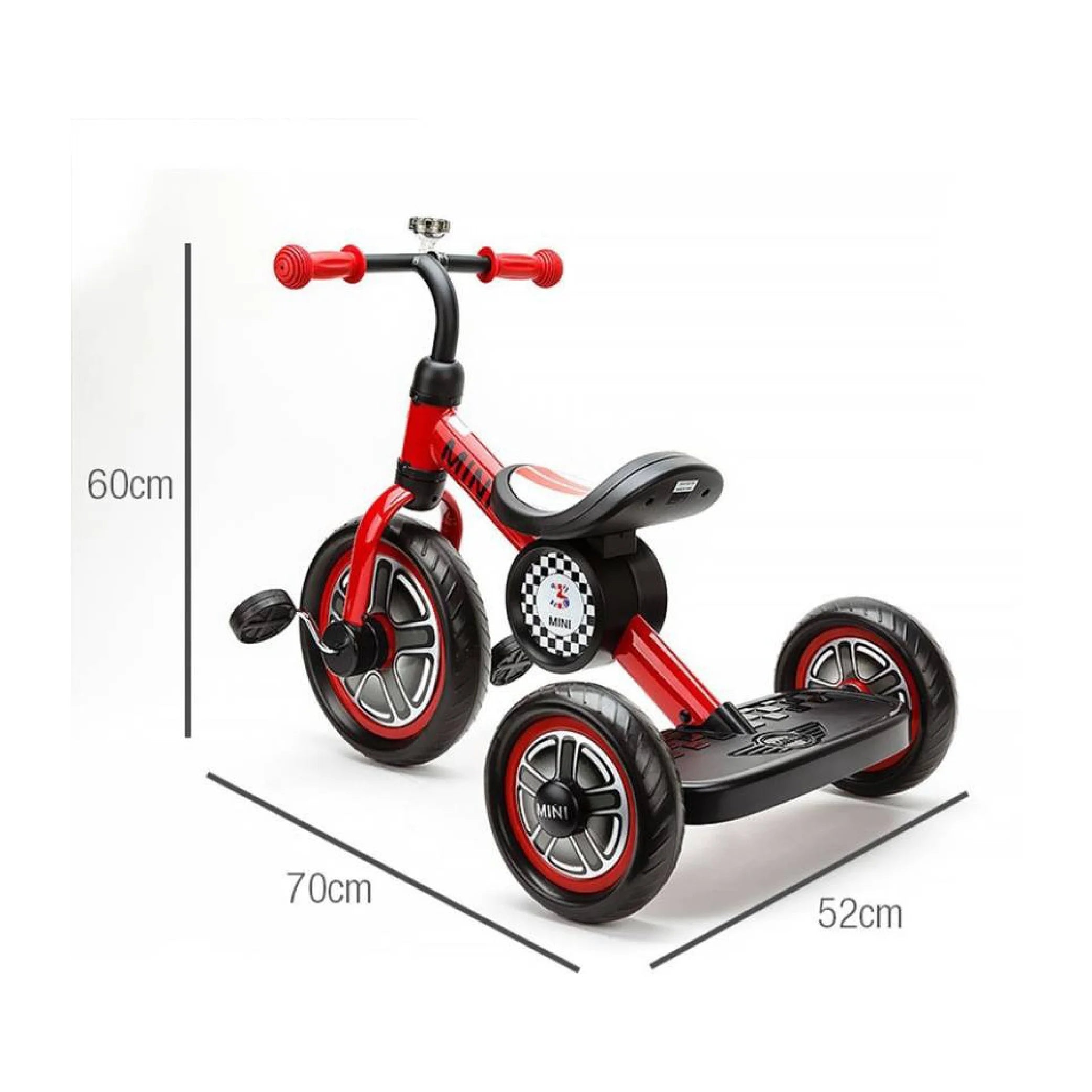 MINI COOPER 10" High-Quality Tricycle