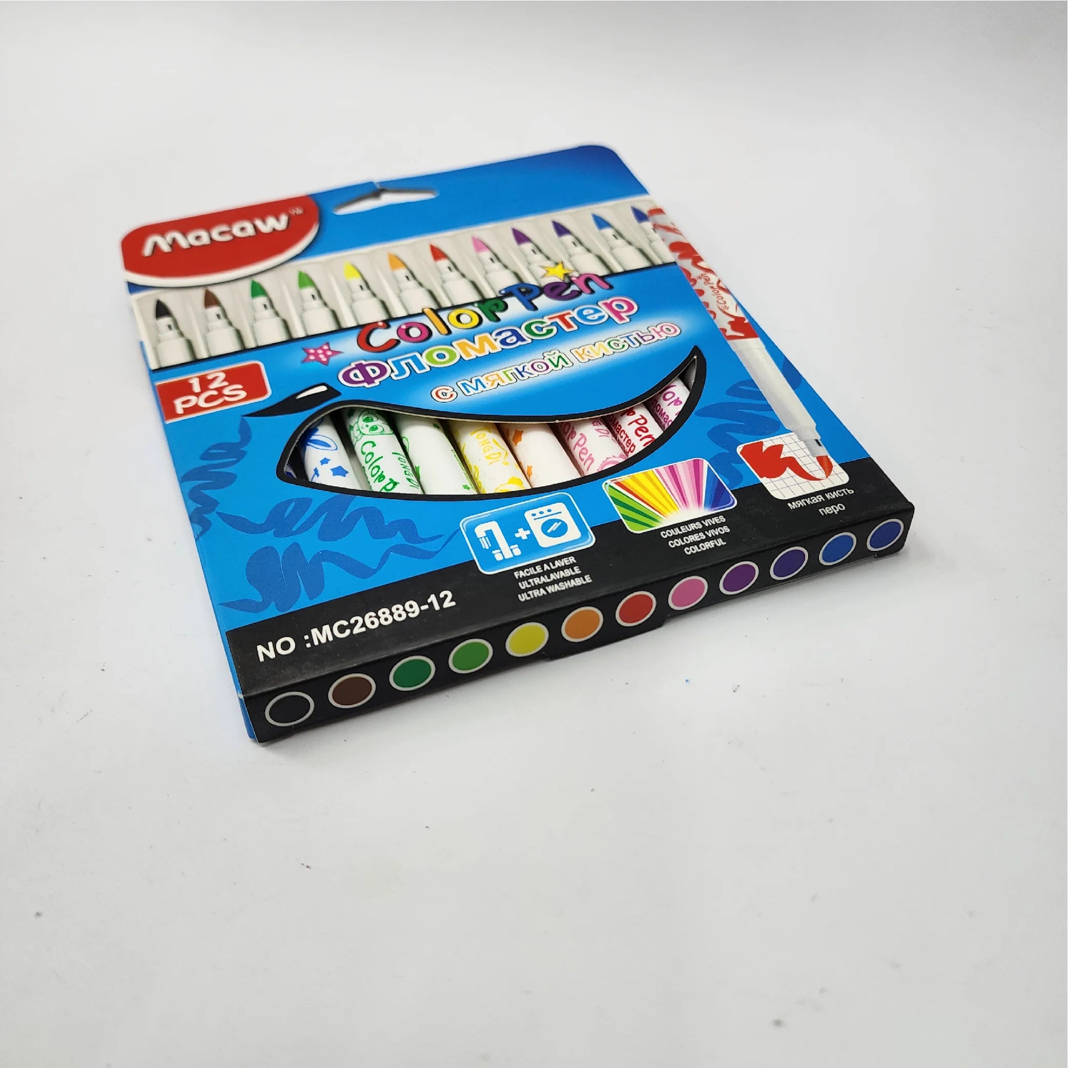 Macow Colour Pen 12-Piece Set