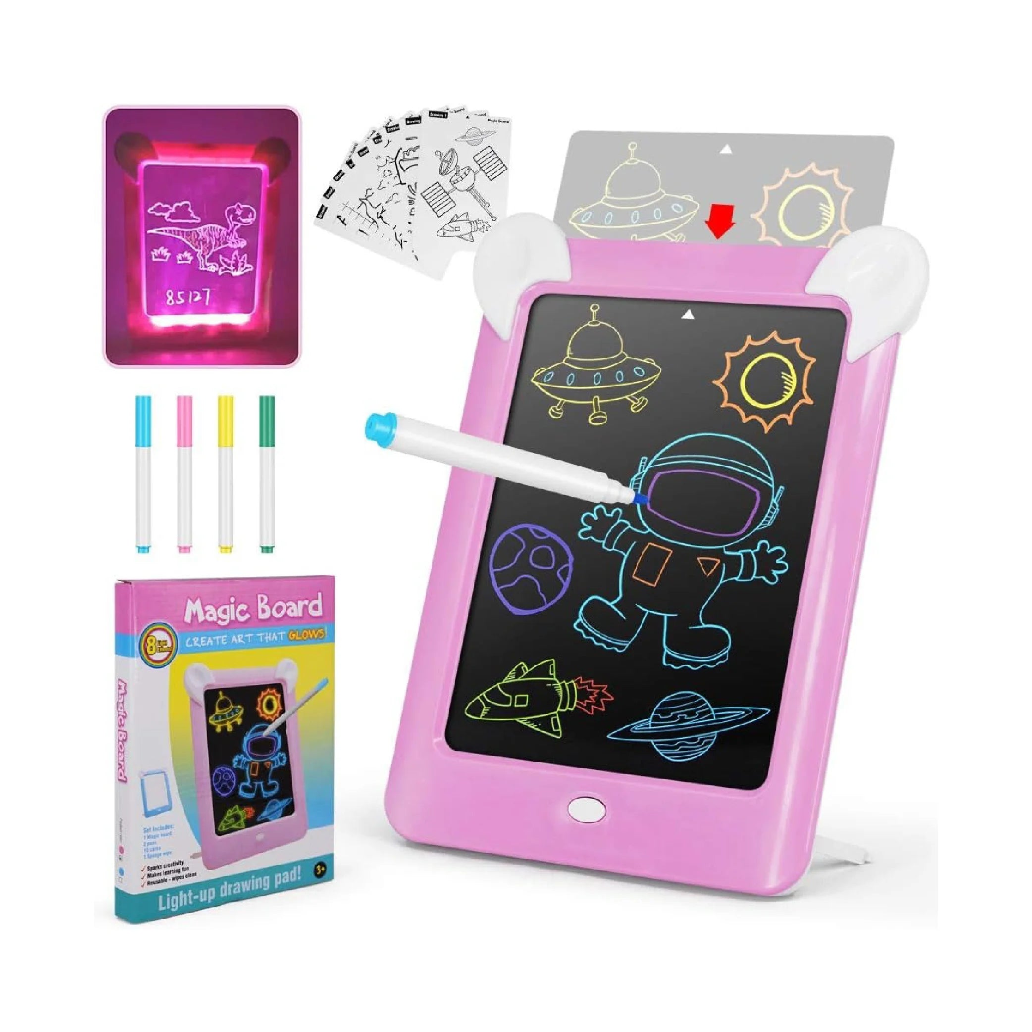 Magic Fluorescent Writing Board - Creative Drawing Tablet for Kids
