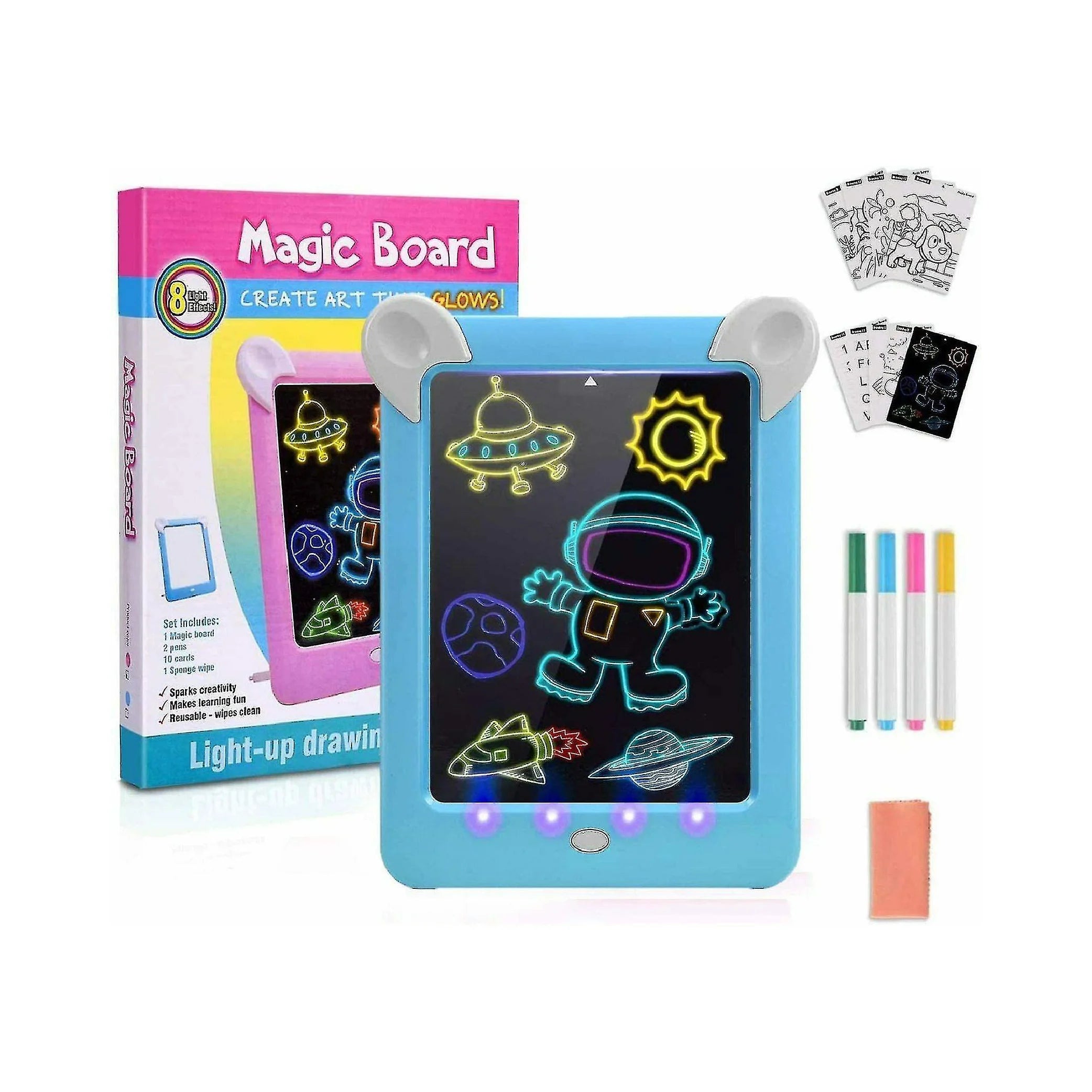 Magic Fluorescent Writing Board - Creative Drawing Tablet for Kids