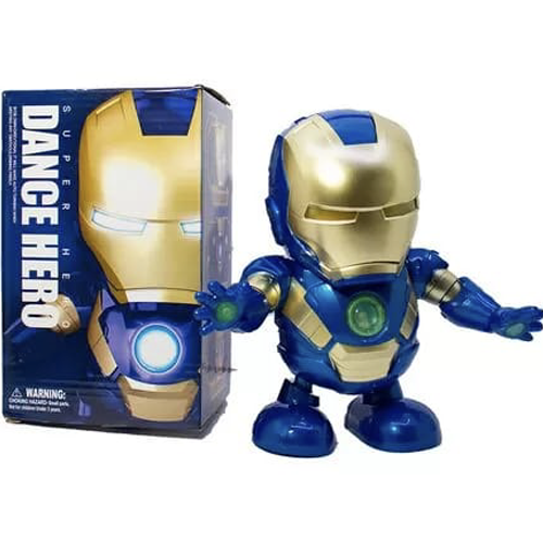 Super Hero Dance Head Iron Man action figure