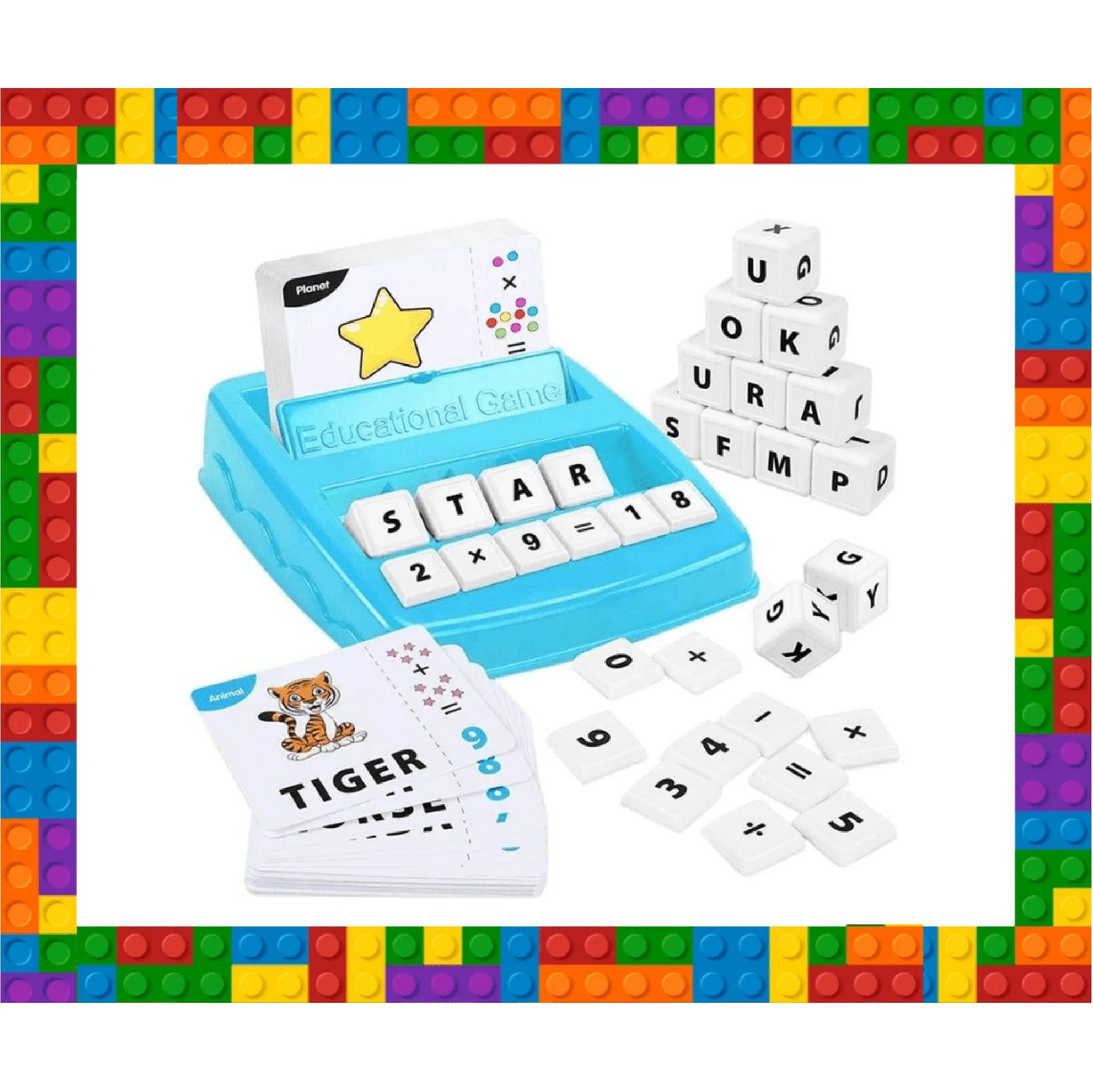 Word & Maths Learning Kit – 32 Cards