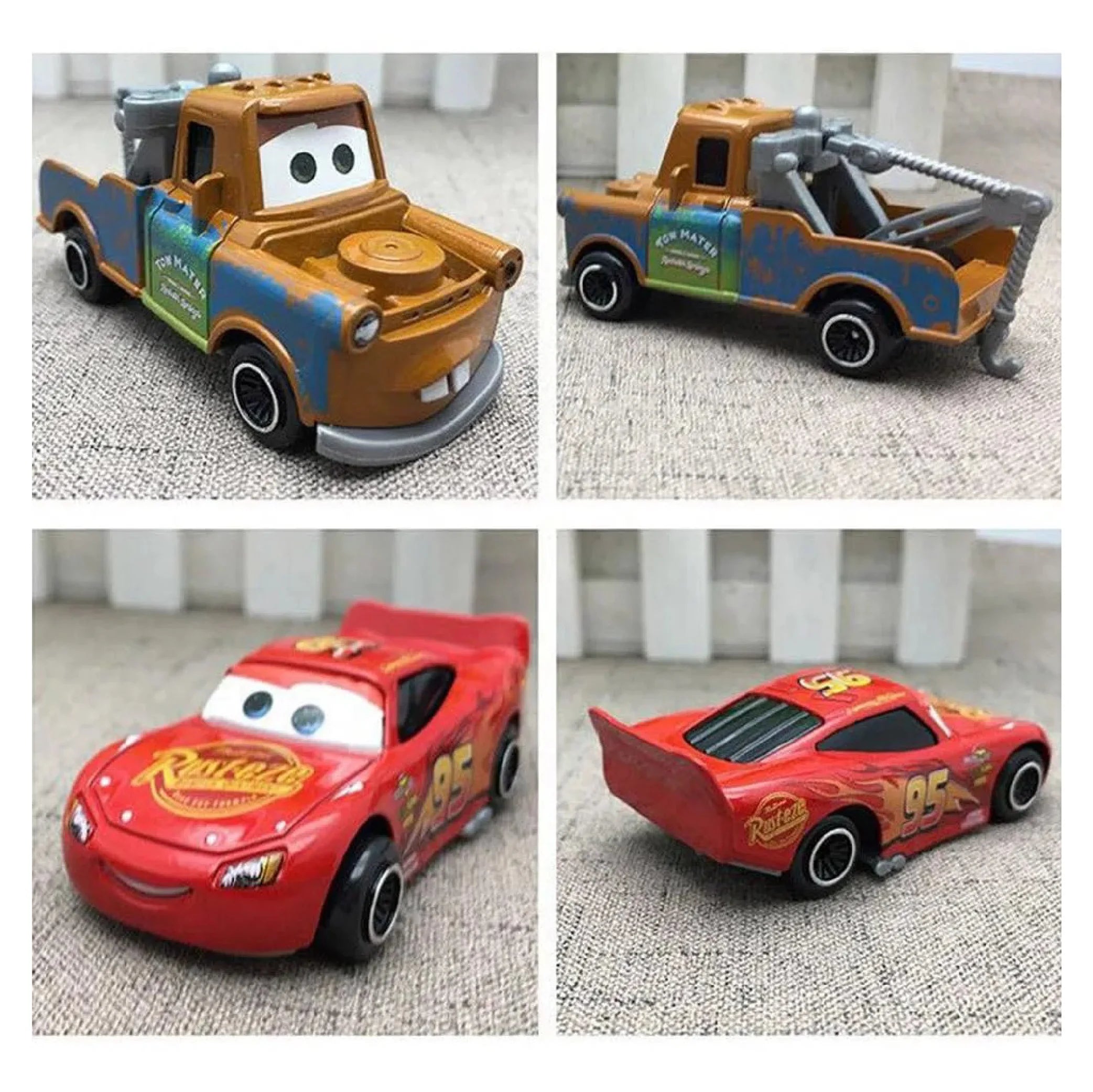 Pixar Cars McQueen Metal Model Car - Perfect Birthday Gift for Kids