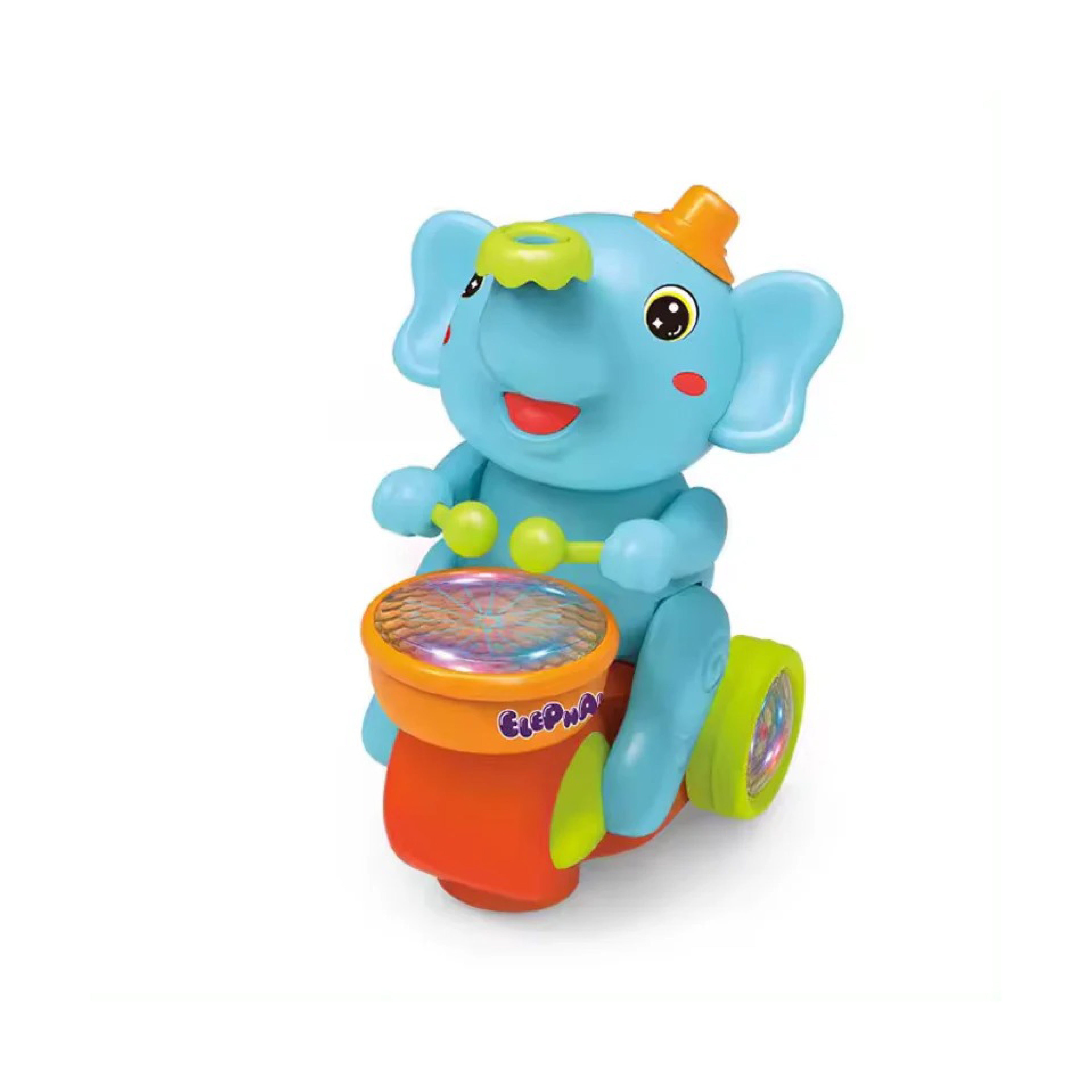 Melo Elephant Battery-Operated Musical Toy with Lights and Sounds – Interactive Elephant for Babies