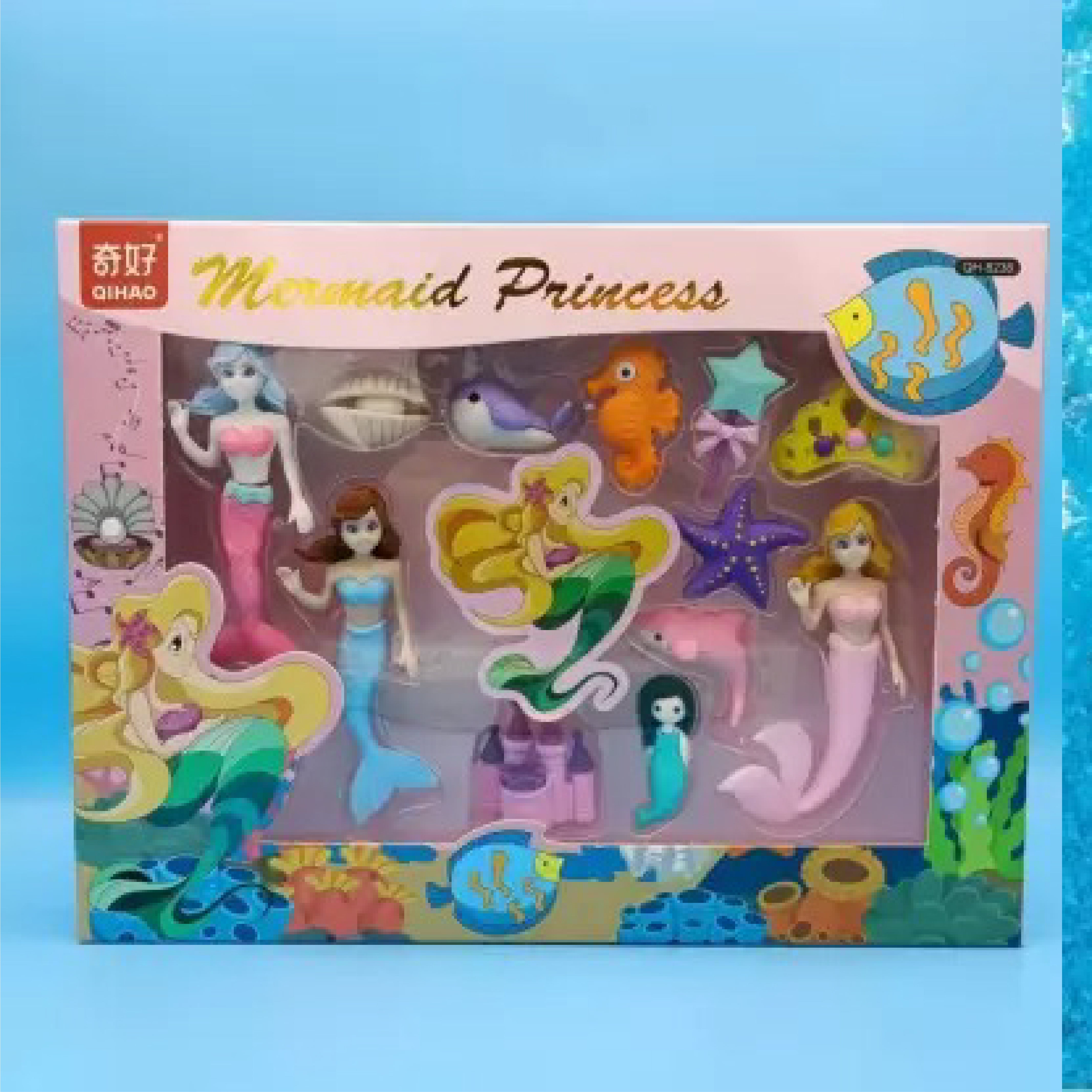 Mermaid Princess Erasers – 3D Pencil Erasers for Kids