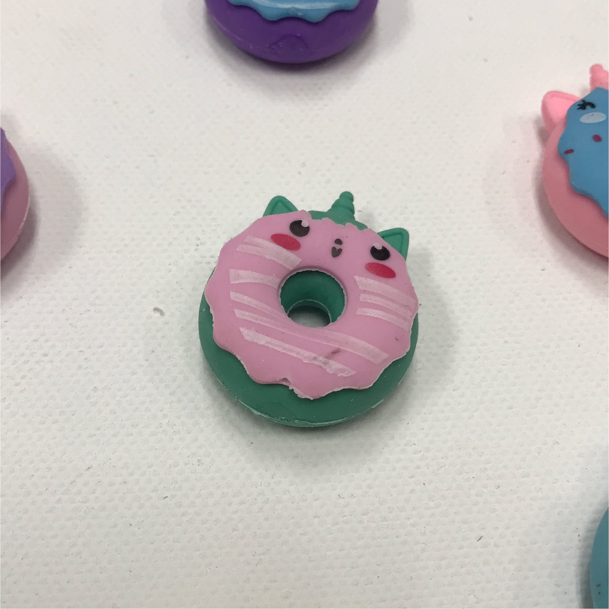 Donut Shaped Erasers - 6 Pack
