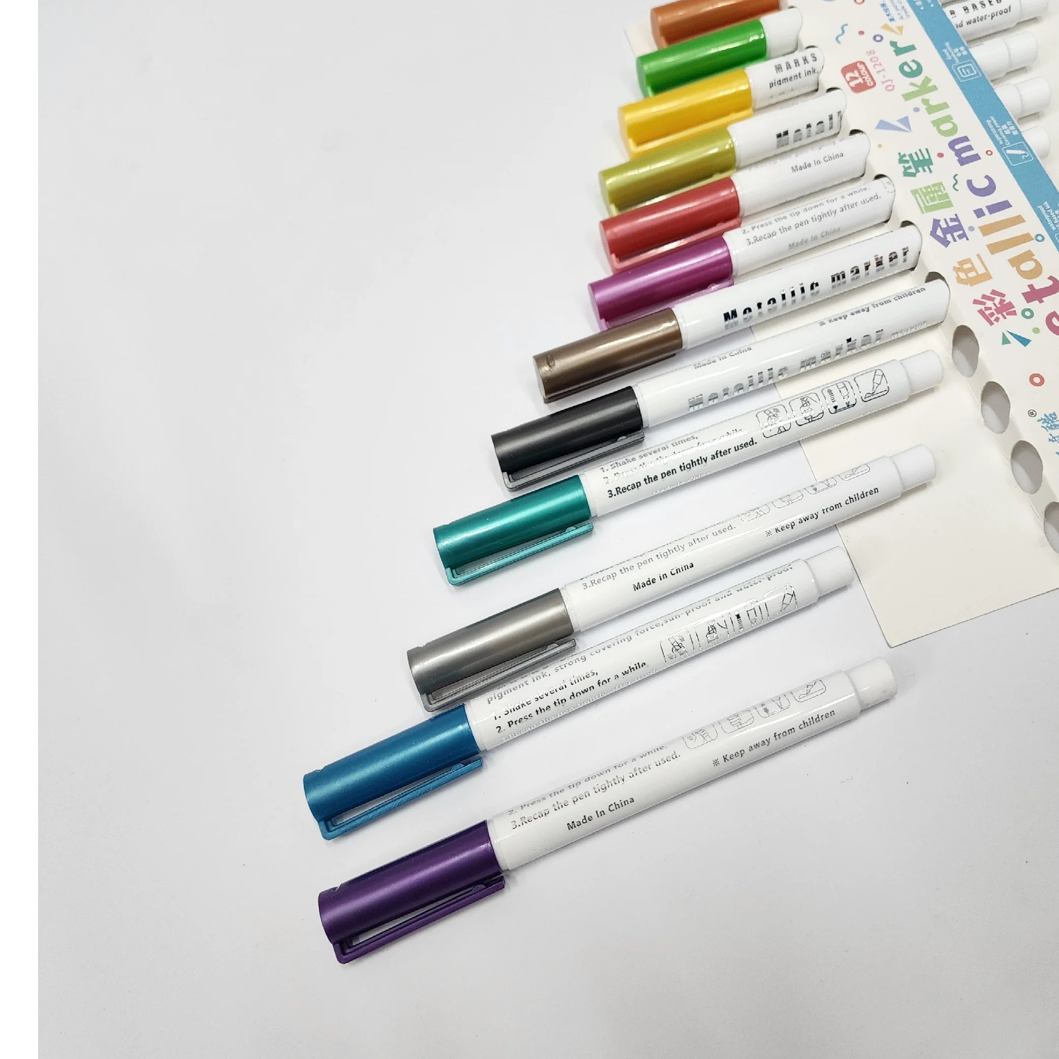 Metallic Marker Set