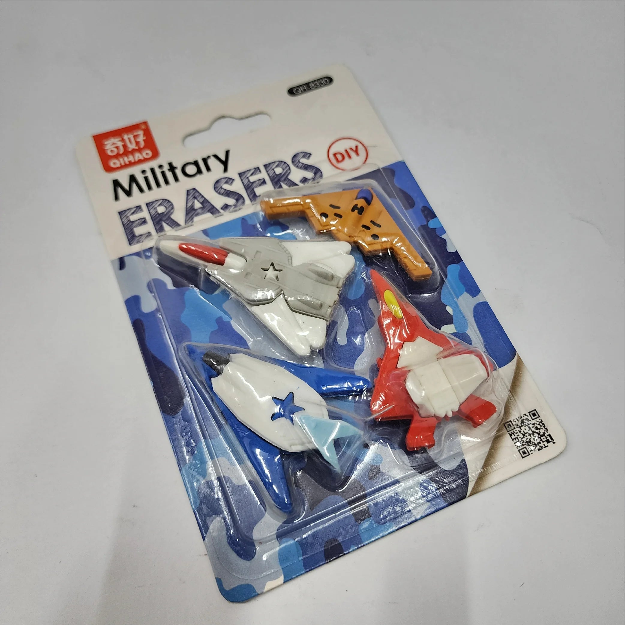 Military Eraser Set – Fun and Realistic Erasers in Military-Themed Designs