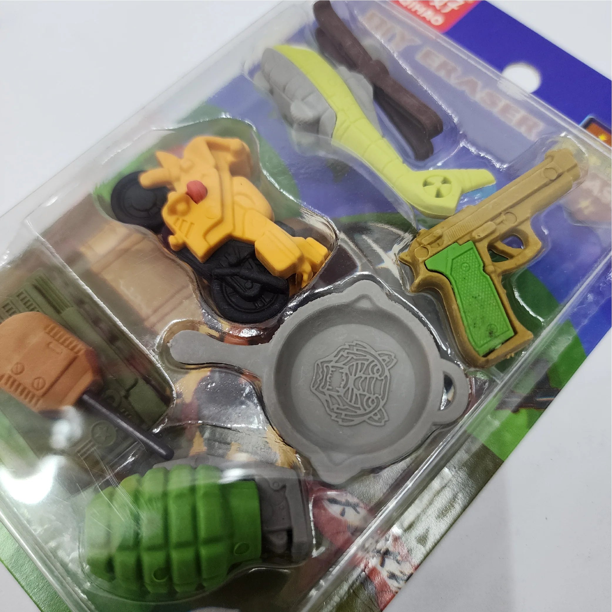 Military Eraser Set – Fun and Realistic Erasers in Military-Themed Designs