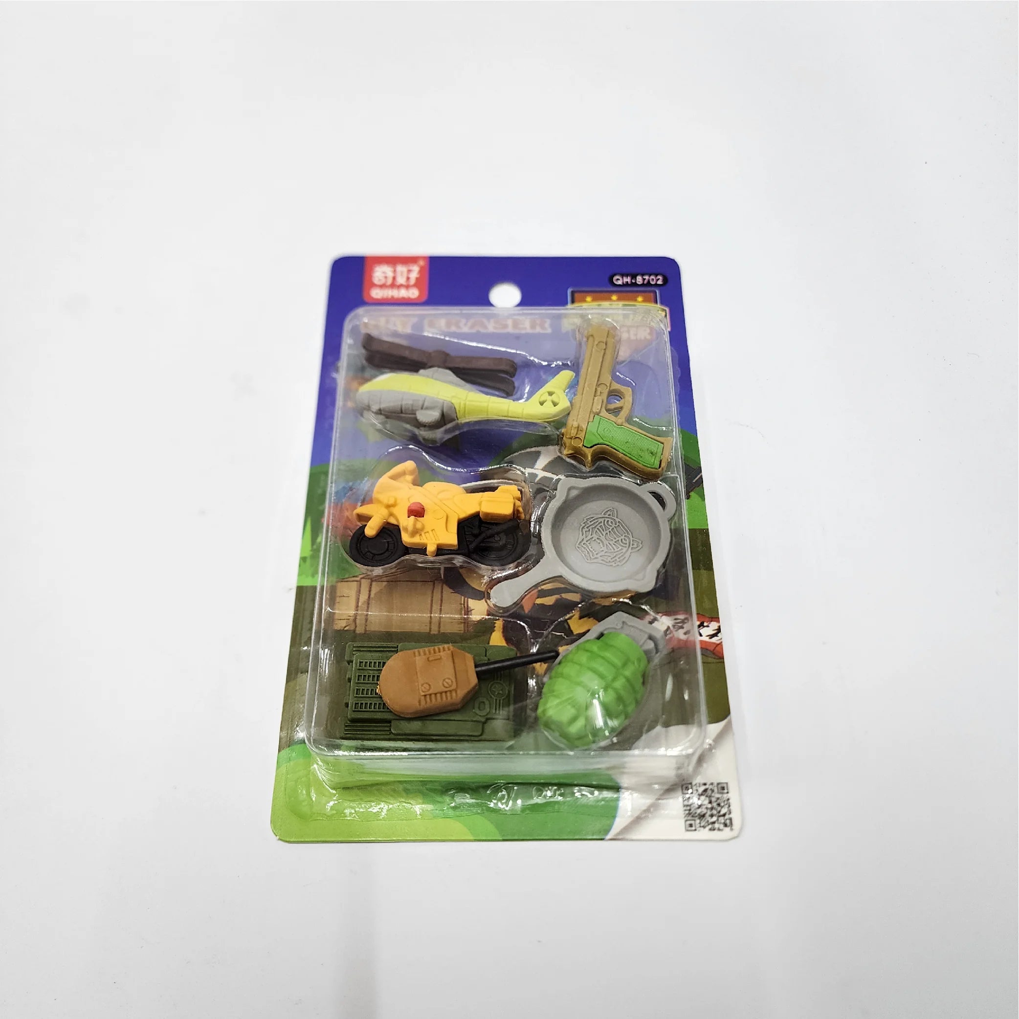 Military Eraser Set – Fun and Realistic Erasers in Military-Themed Designs
