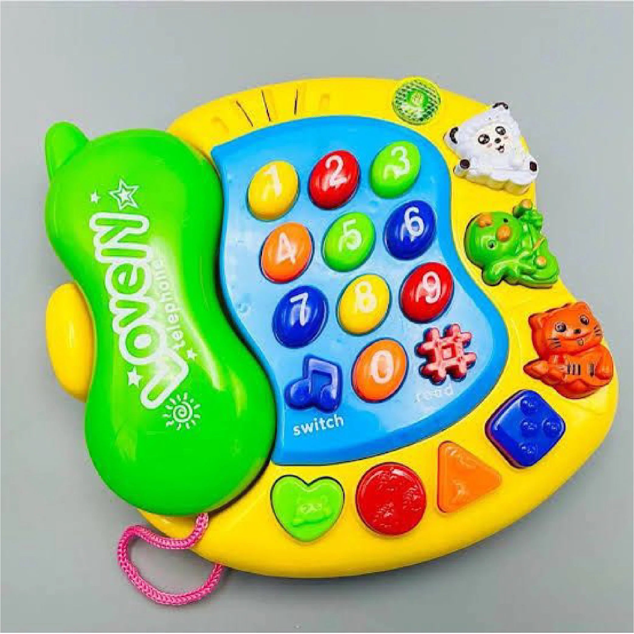 Mini Colorful Musical Learning Telephone – Fun & Educational Toy!