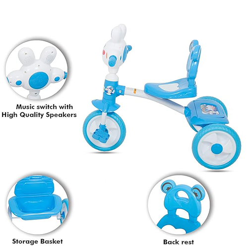 Mini Cooper 10" Baby Tricycle with Light Music – Latest Model by Rastar