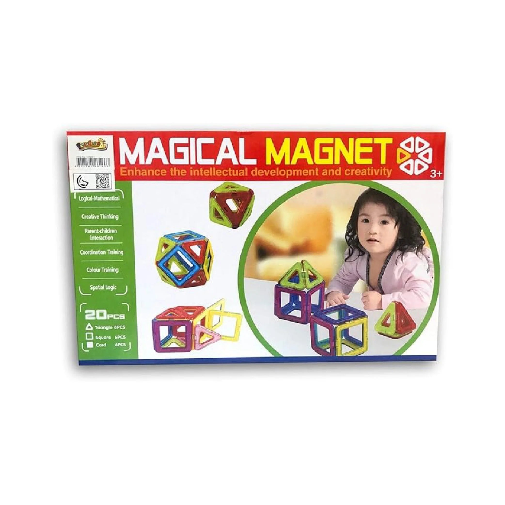 Mini Magical Magnet Set – 20 Colorful Pieces for Creative Play!