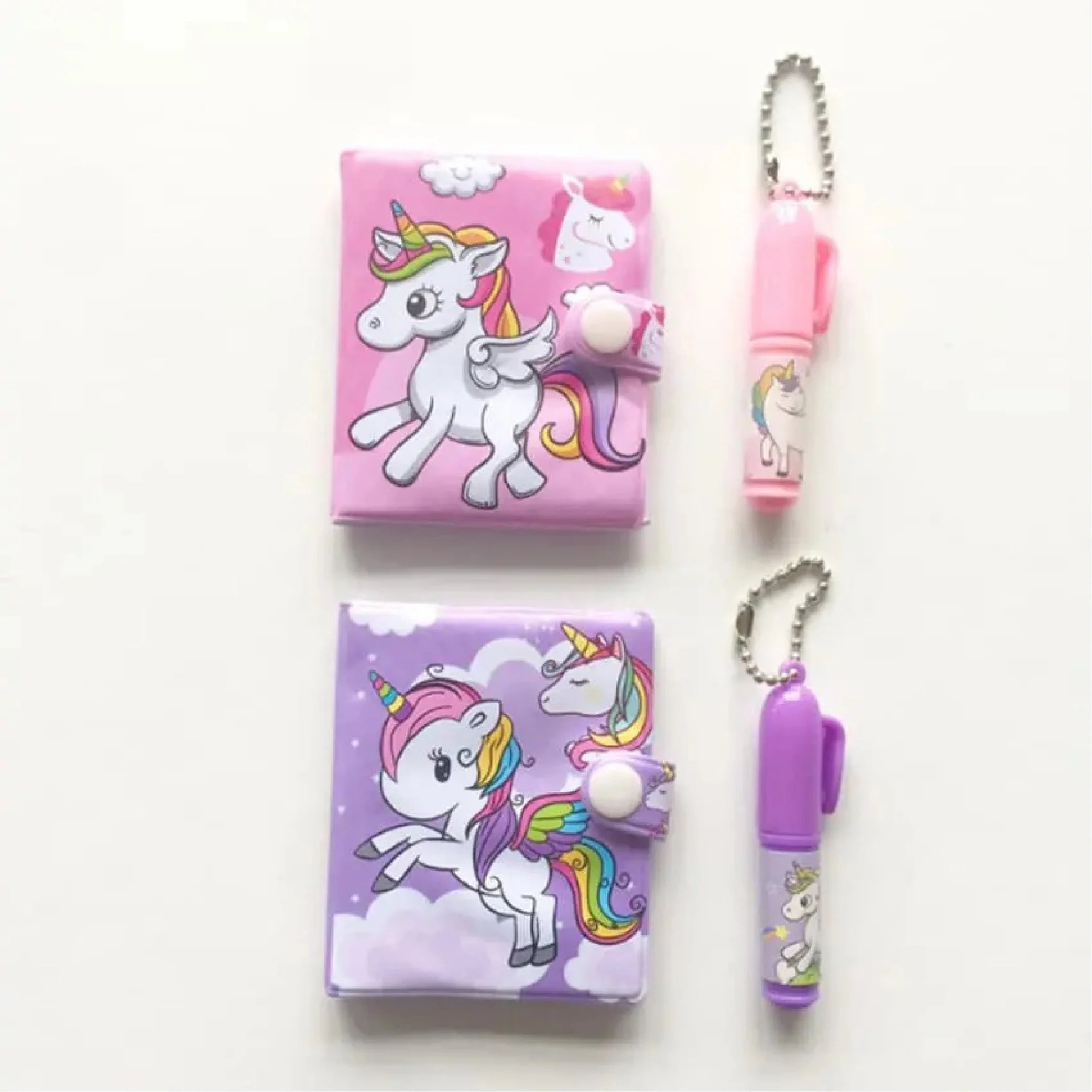 Mini Unicorn Notebook Journal – Cute Autograph Diary with Pen