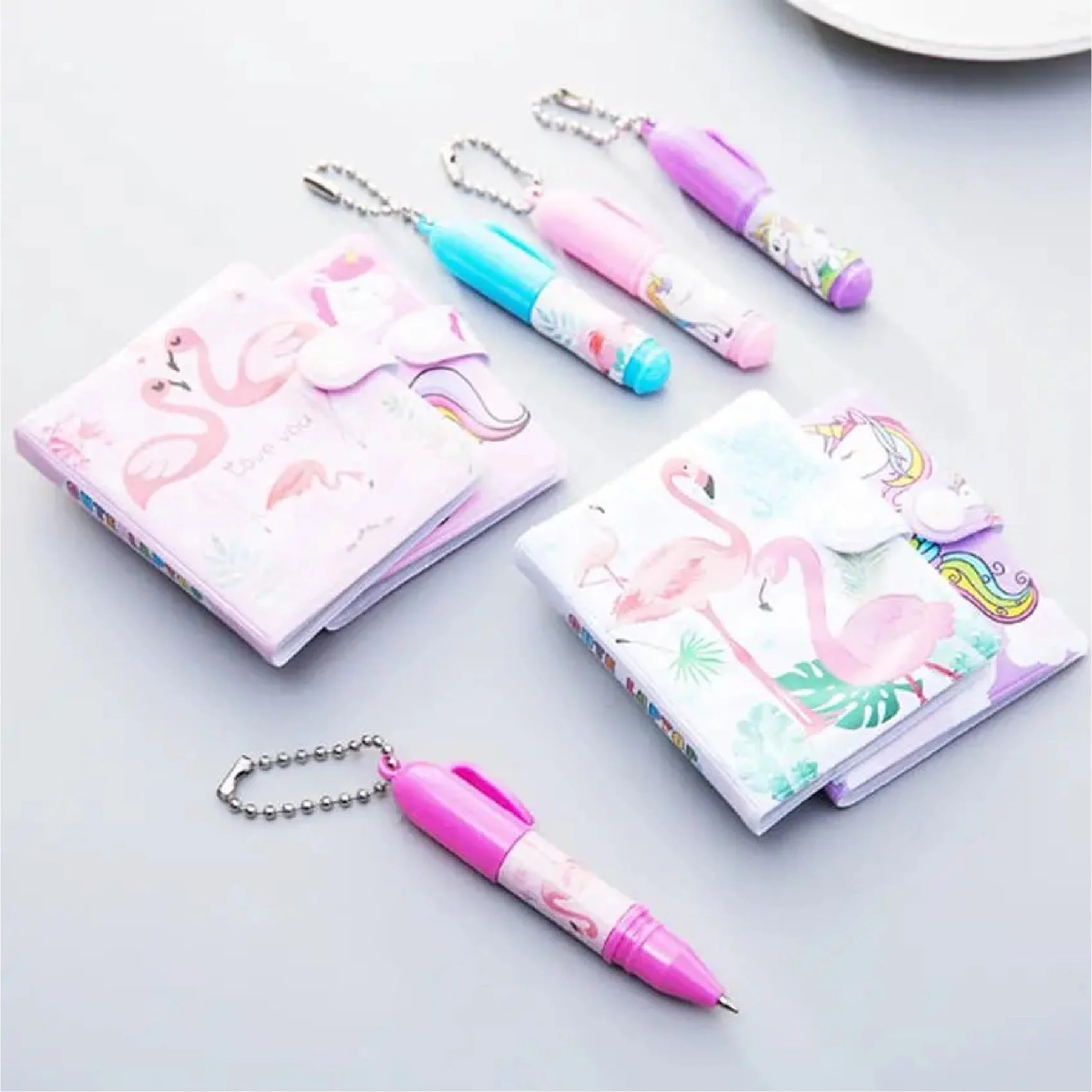 Mini Unicorn Notebook Journal – Cute Autograph Diary with Pen