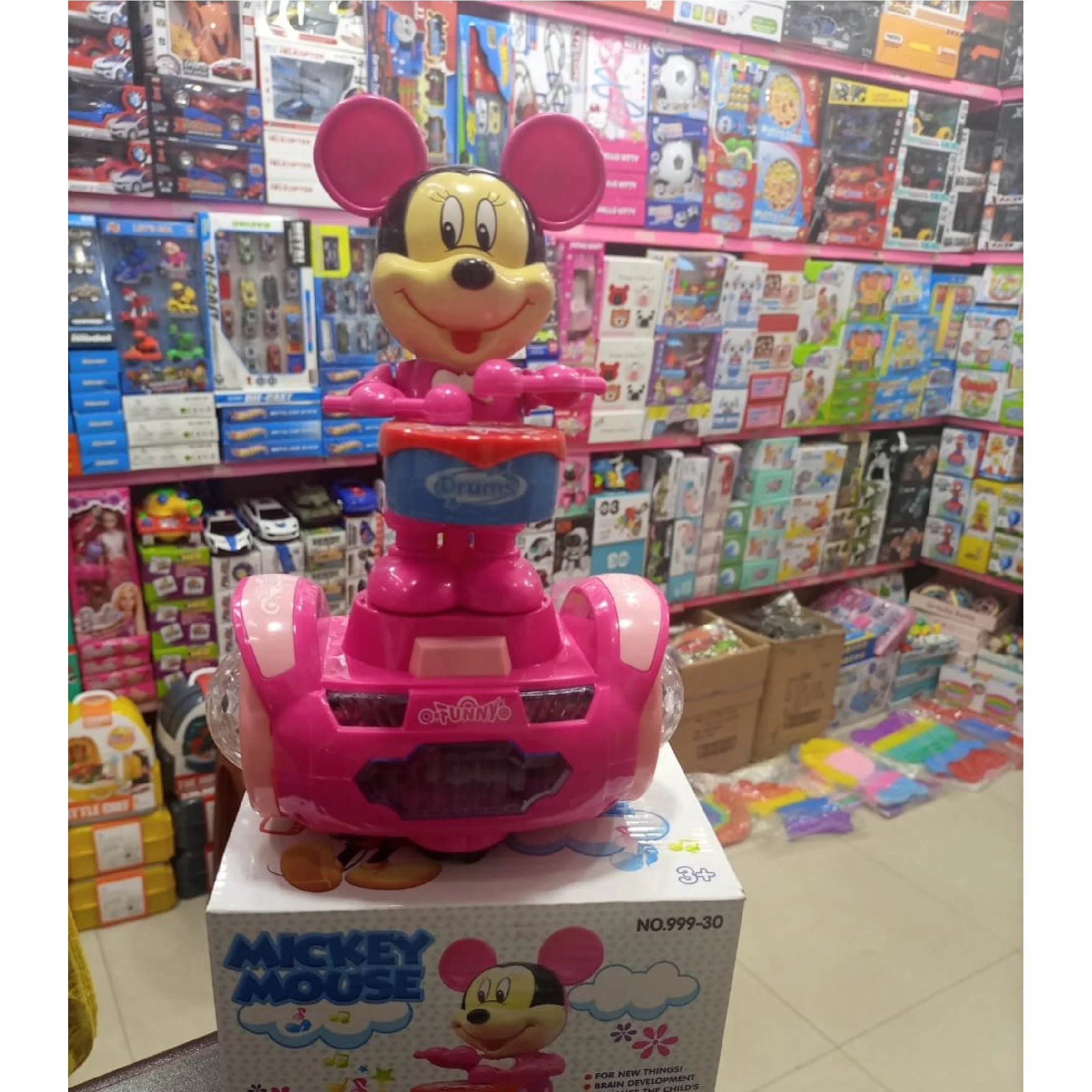 Minnie Mouse Drummer Electric Balance Car with Lights & Music