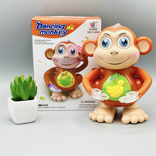 Dancing Glow Monkey Toy – Interactive Monkey with Lights, Music, and Dance Moves