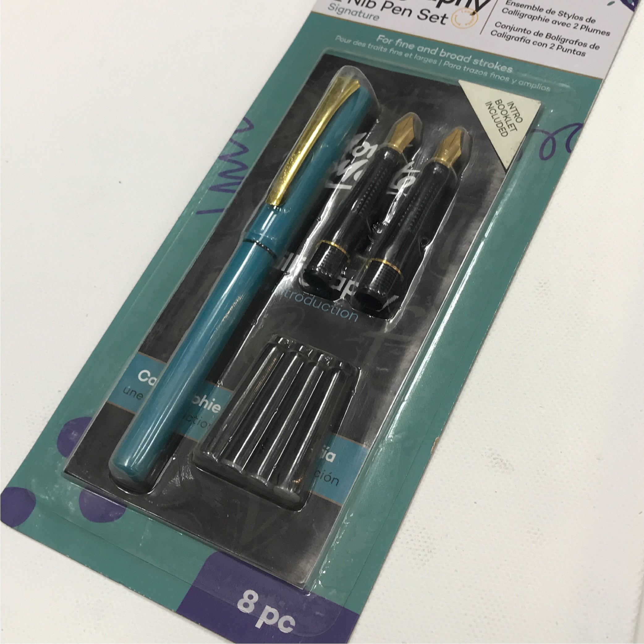 Mont Marte 2 Nib Calligraphy Set - 8pcs Pack