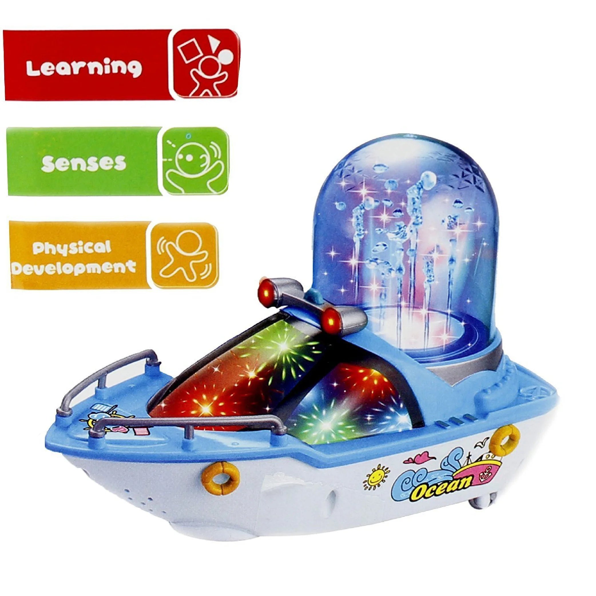 Moving Light Show Fountain Toy – Flashing LED Lights & Music!