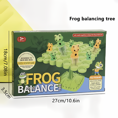 Amamia Balance Frog Game – Multiplayer Battle & Popular Frog Balancing Tree Toy