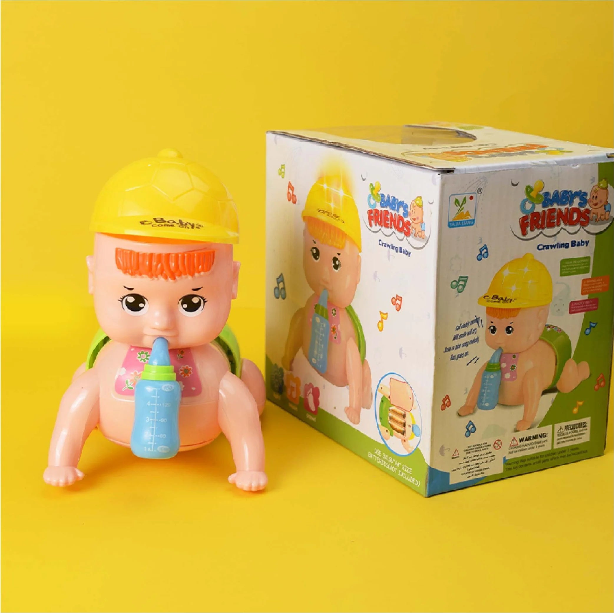 Musical Baby Crawling Toy – Engaging 3D Lights & Music for Infants