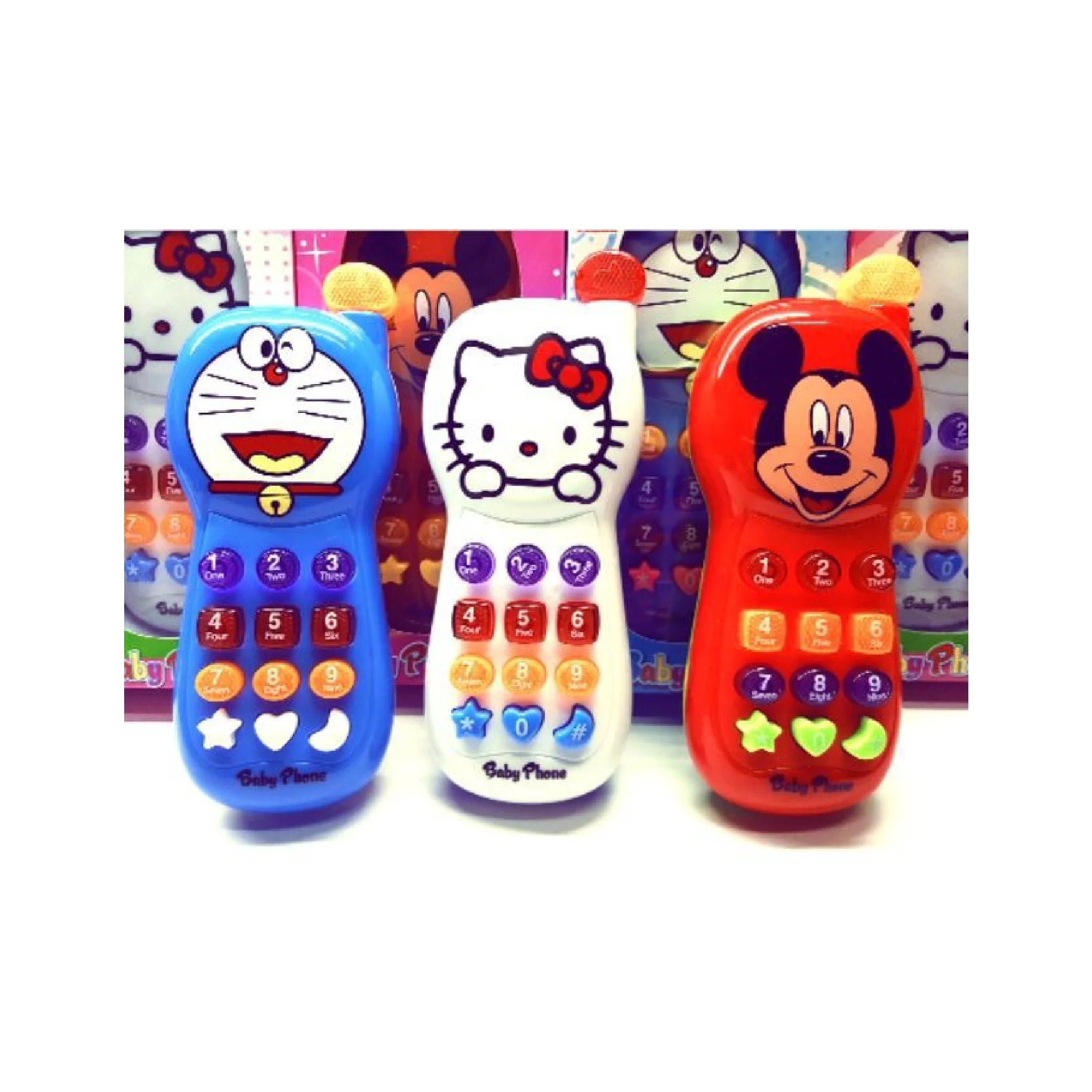 Musical Cartoon Characters Baby Phone Toy