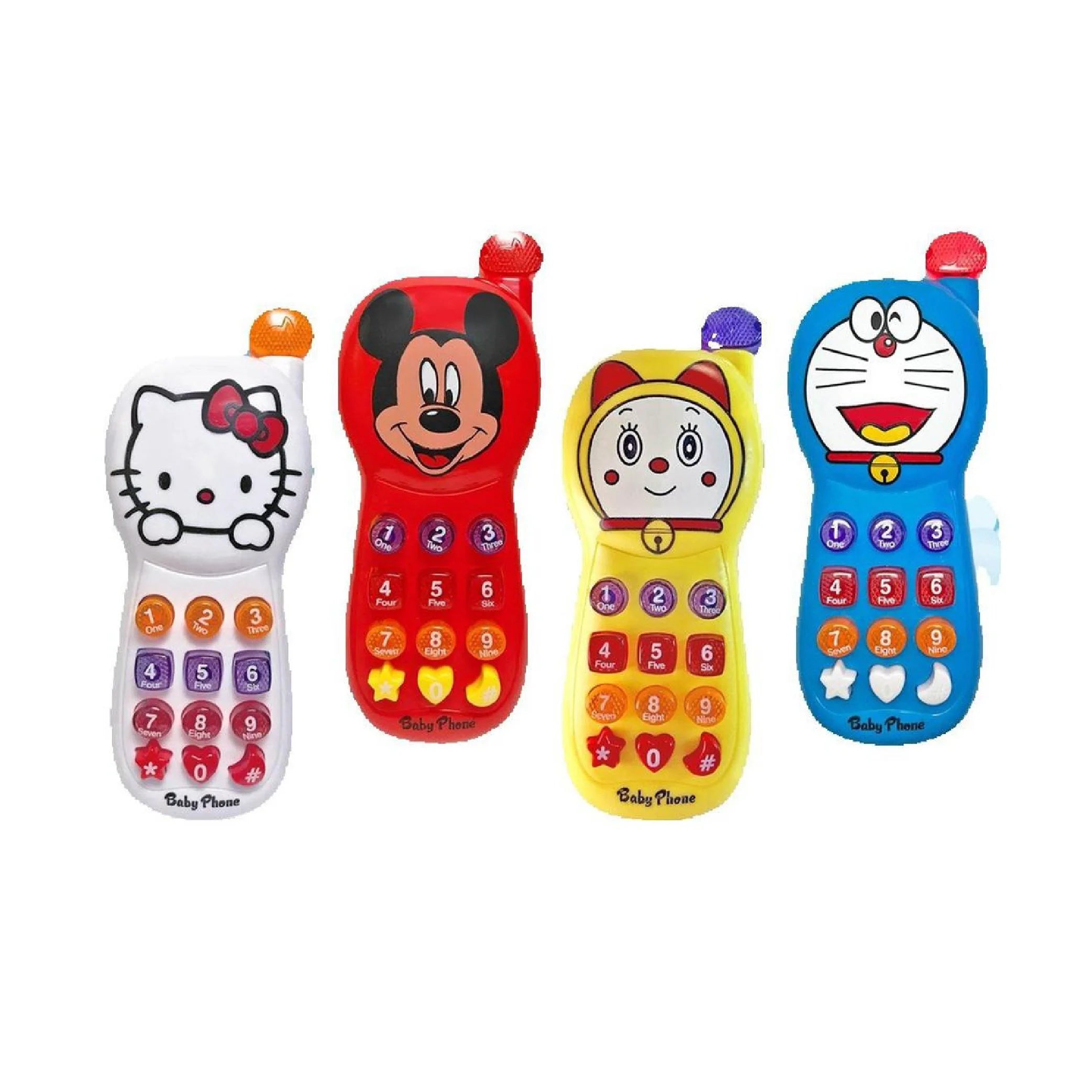 Musical Cartoon Characters Baby Phone Toy