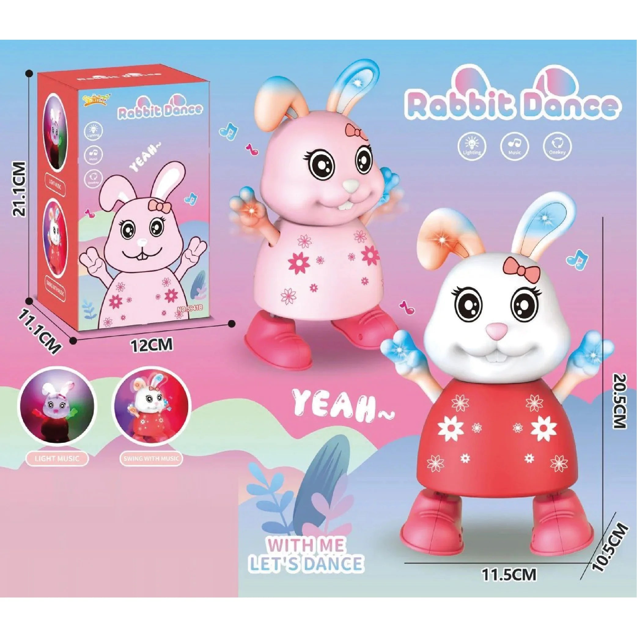 Musical Dancing Rabbit Toy
