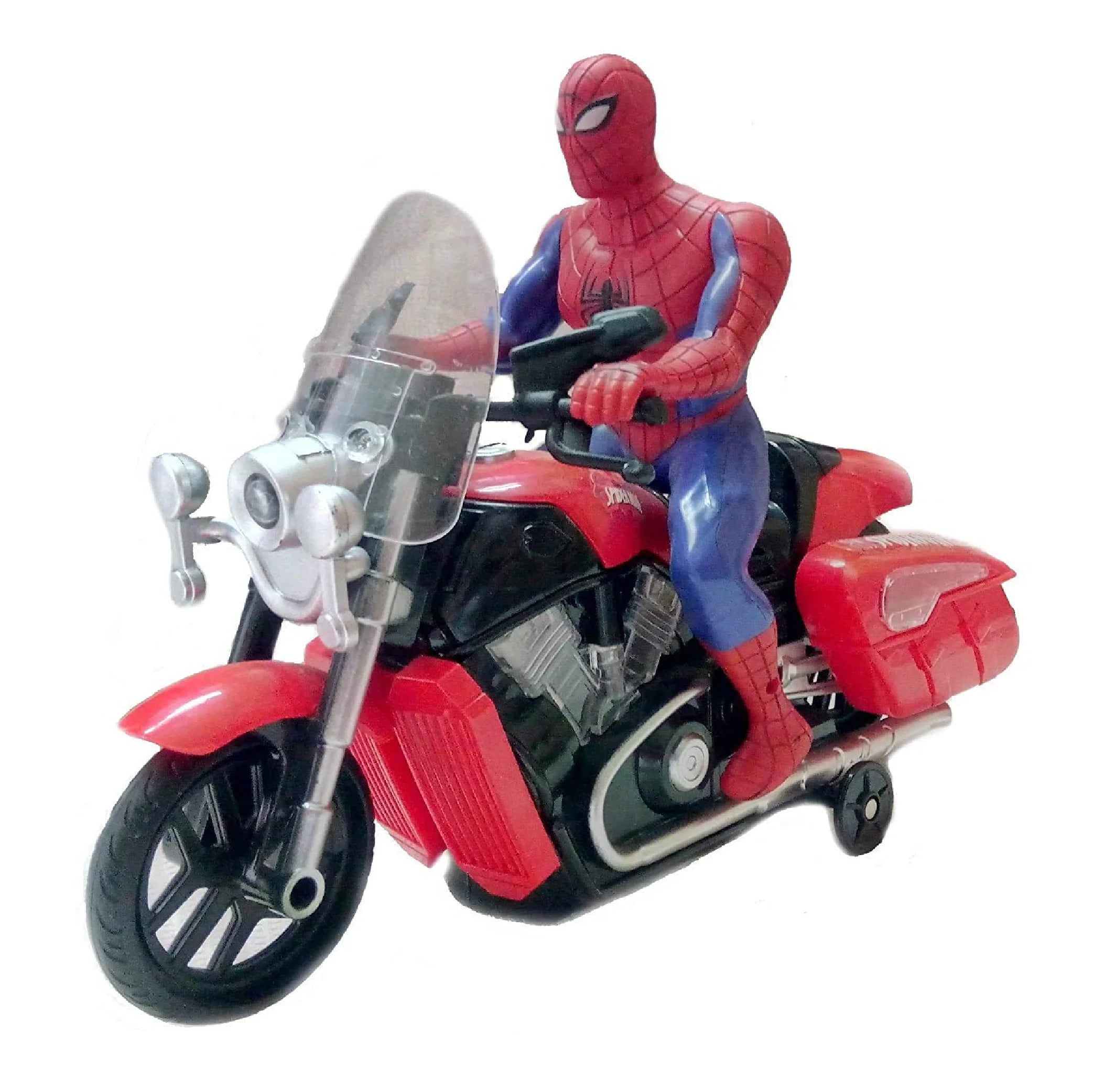 Musical Light Sound Spider-Man Motorcycle Toy – Action-Packed Fun!