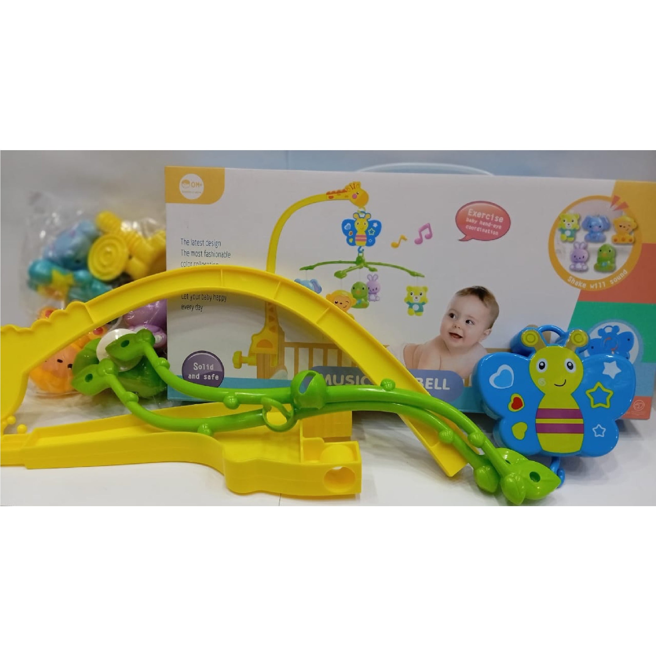 Musical Mobile Baby Crib Toy with Plush Animals and Soothing Melodies