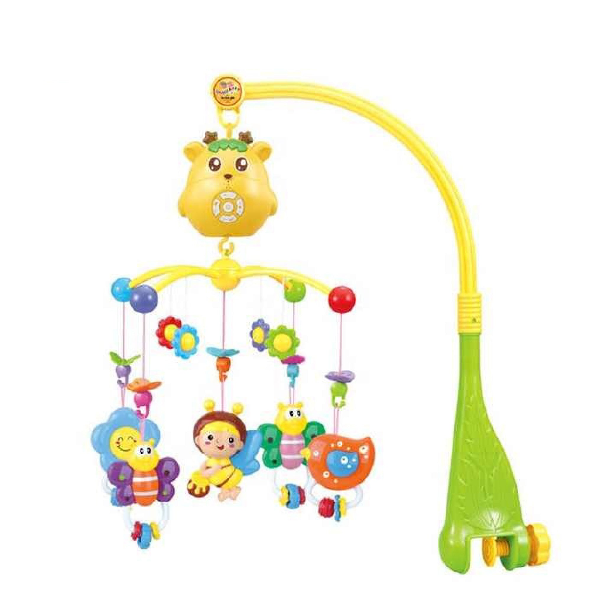 Musical Mobile Baby Crib Toy with Plush Animals and Soothing Melodies