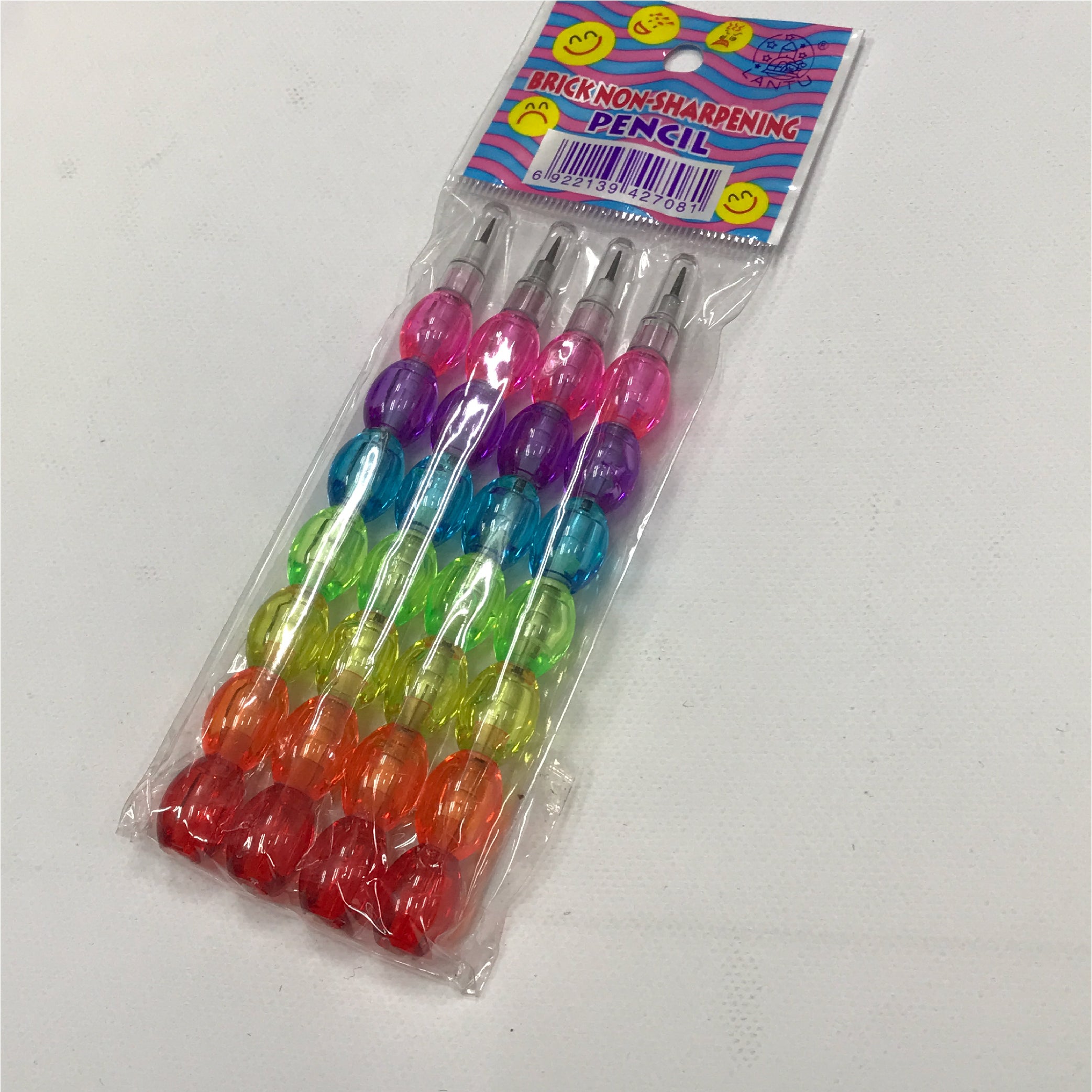 Non-Sharpening Brick Pencils - 4 Pack