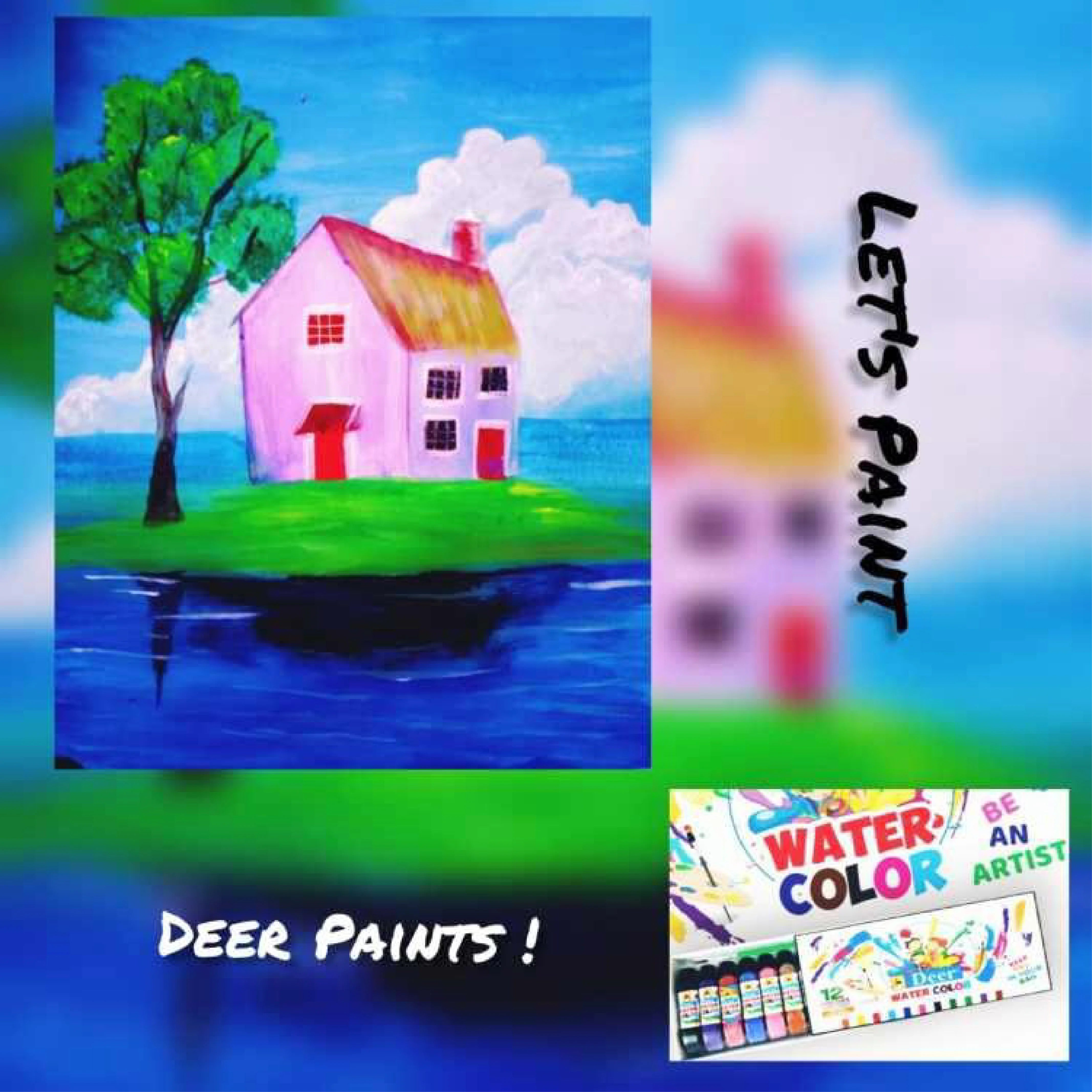 Deer Water Color Set