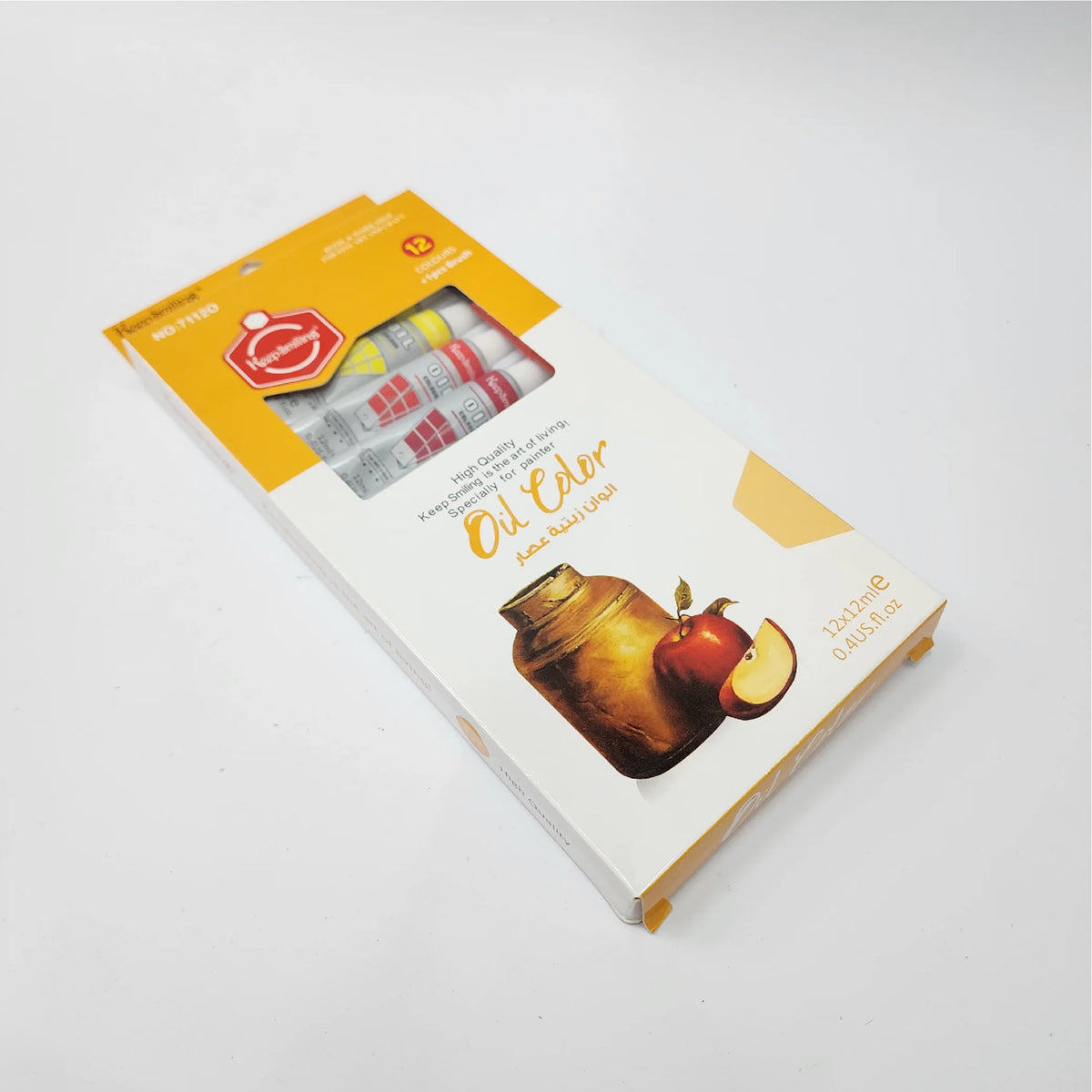 Oil Colour Set (12 x 12mL + 1 Brush) – Smart Toys