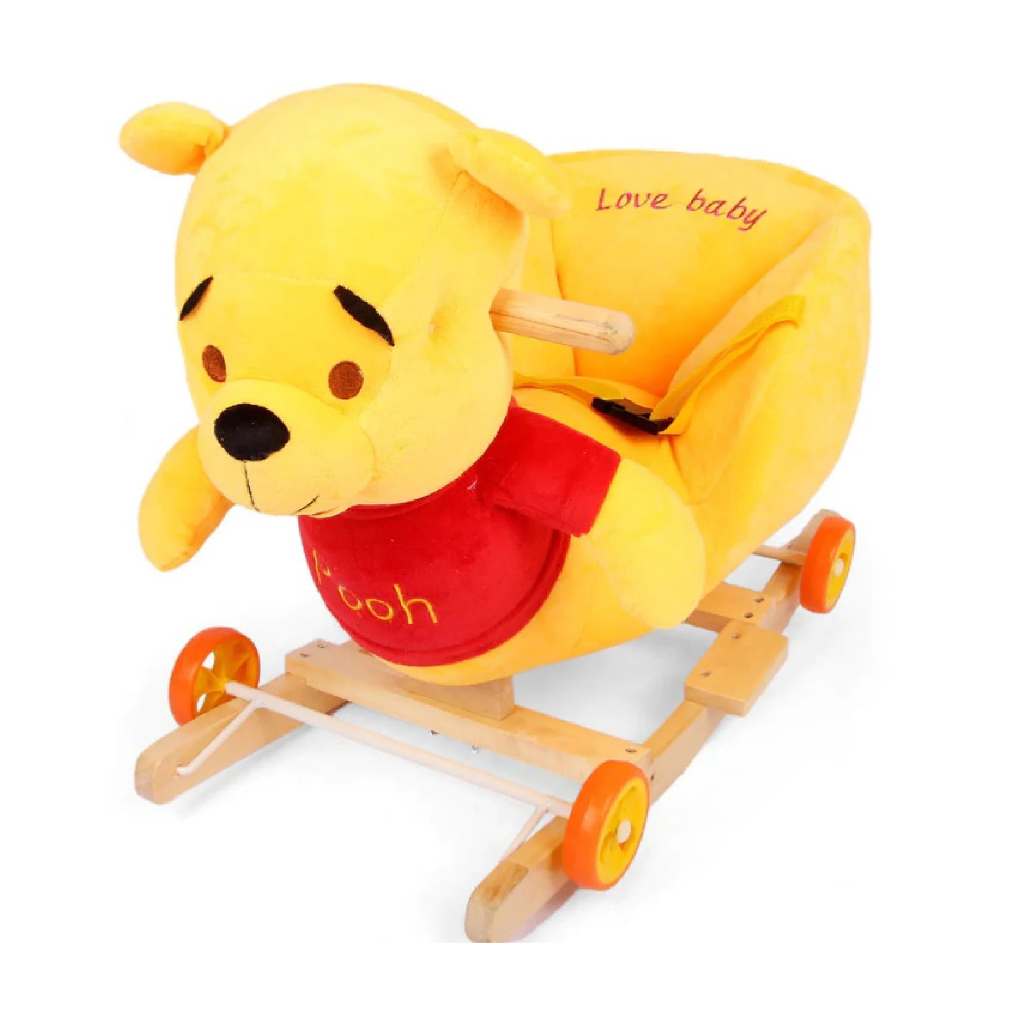 POOH Rocking Chair with Wheels – Fun and Comfort!