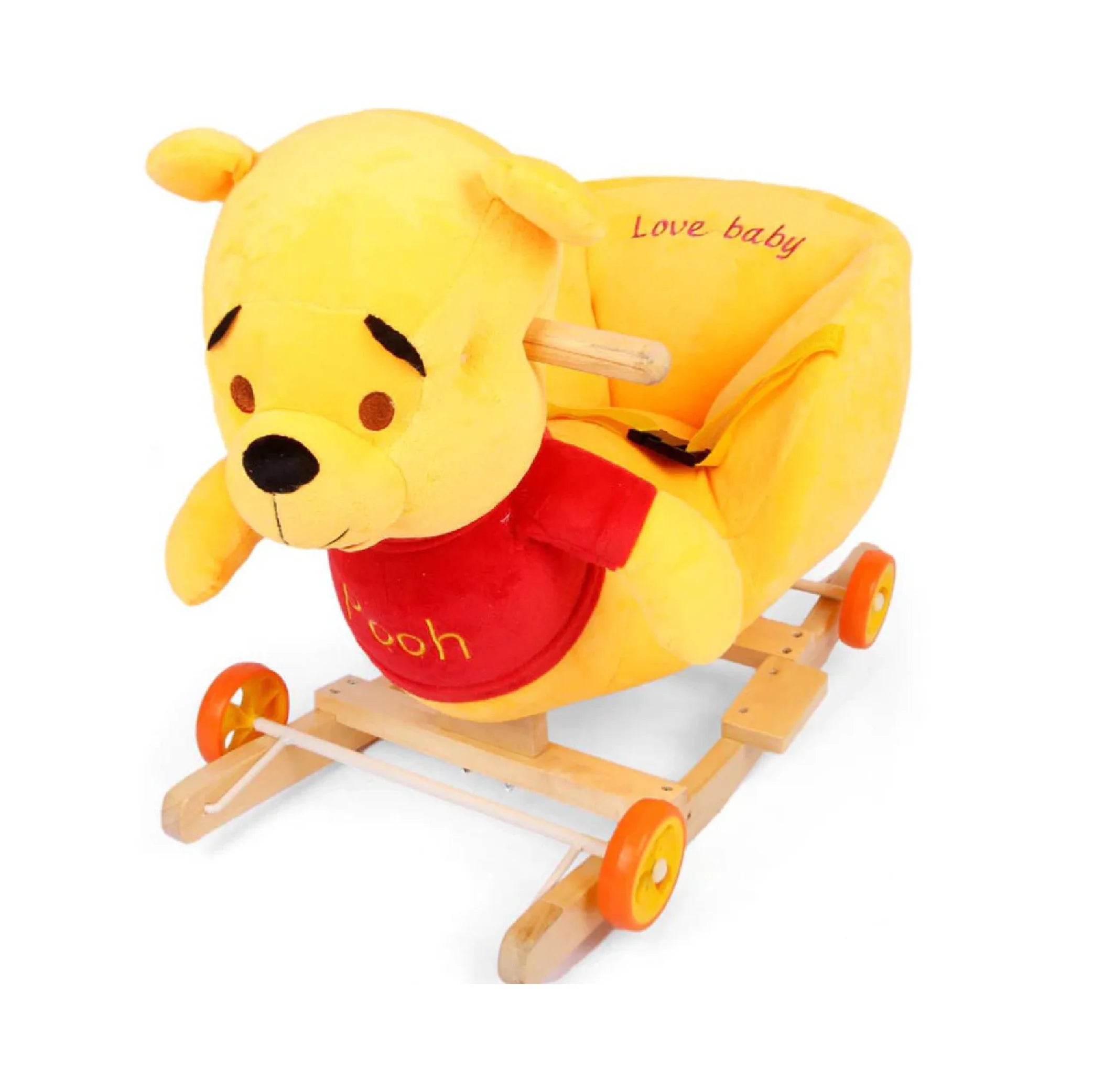 POOH Rocking Chair with Wheels – Fun and Comfort!