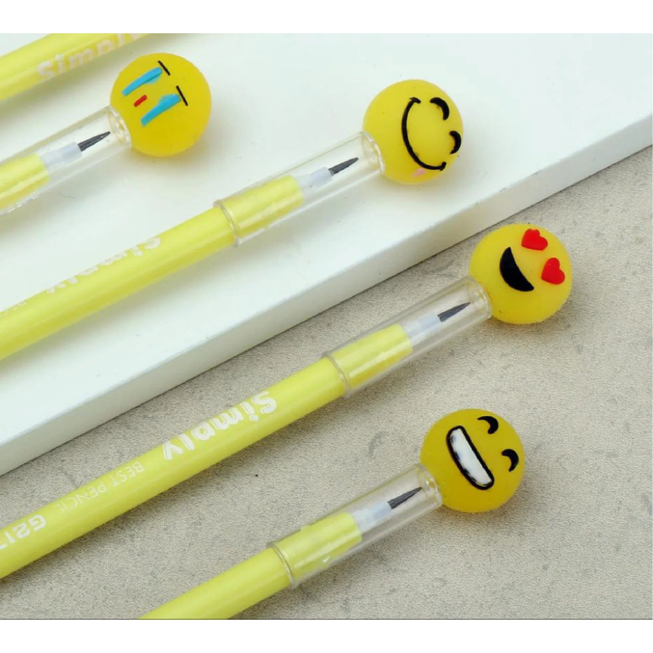 Pack of 4 Non-Sharpening Character Pencils – Fun and Functional!