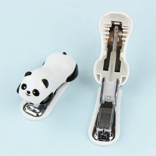 Panda Cartoon Mini Stapler - School Supplies & Office Stationery