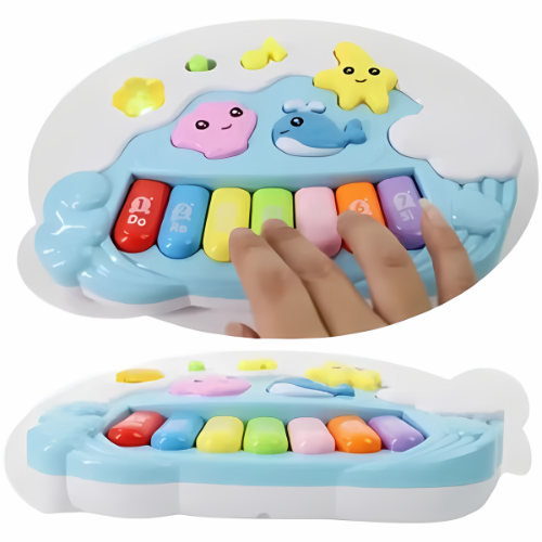 Piano Keyboard Toy, Ergonomic Design Baby Piano Toy for Playing