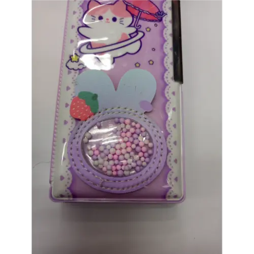 Pink Pencil Box Magnetic Lock for Kids