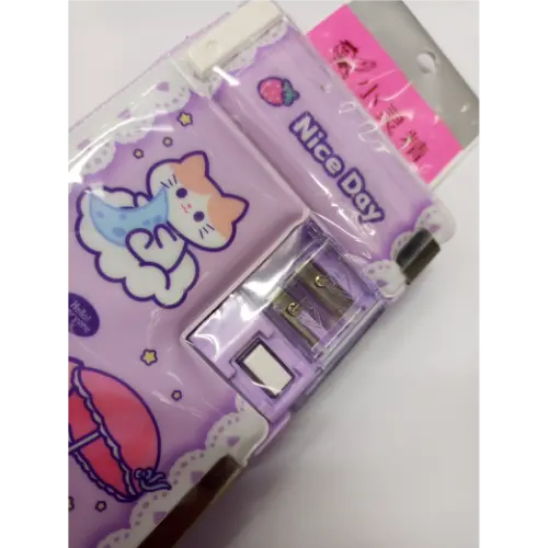 Pink Pencil Box Magnetic Lock for Kids