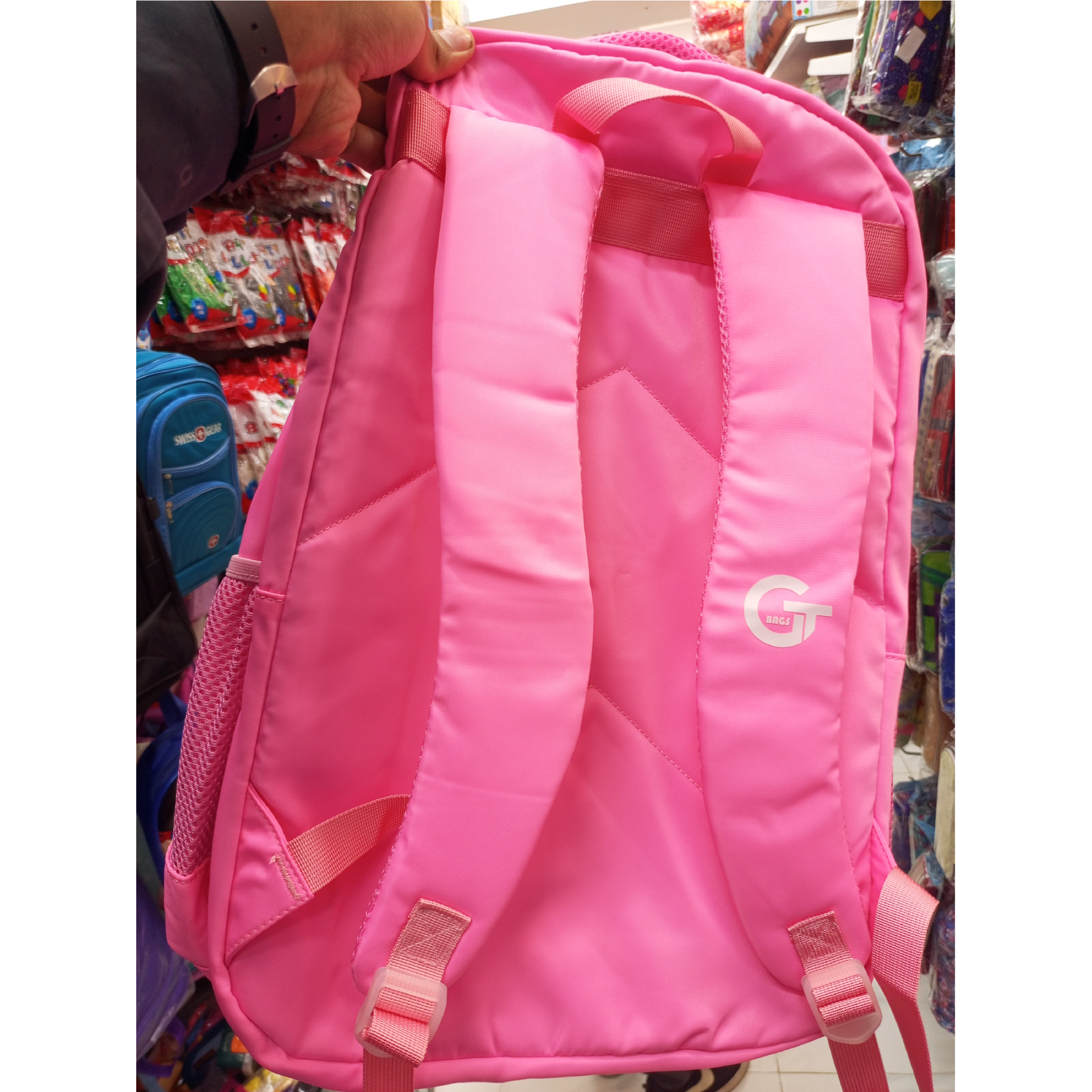 Pink School Backpack For Kids